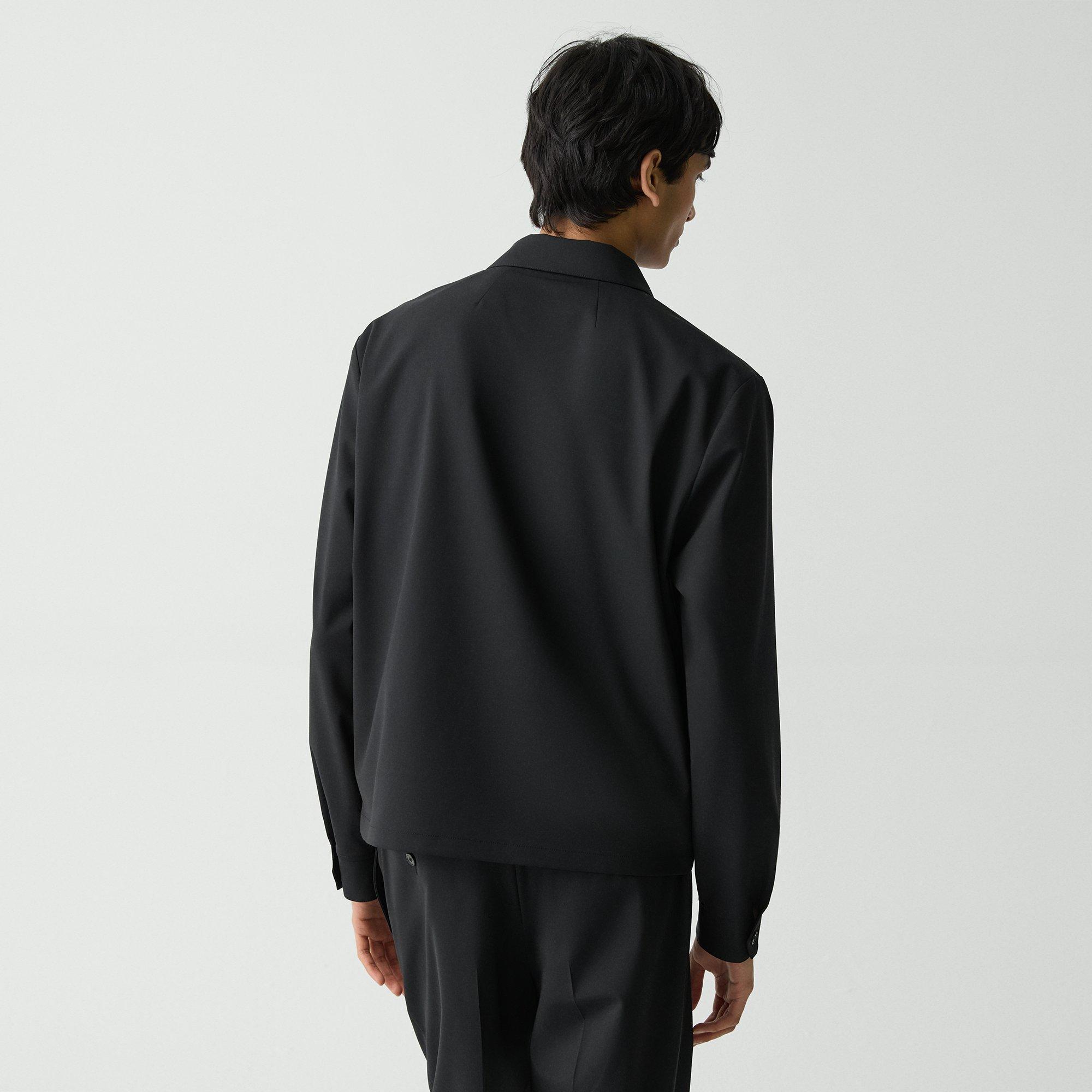 Hazelton Zip Jacket in Stretch Wool