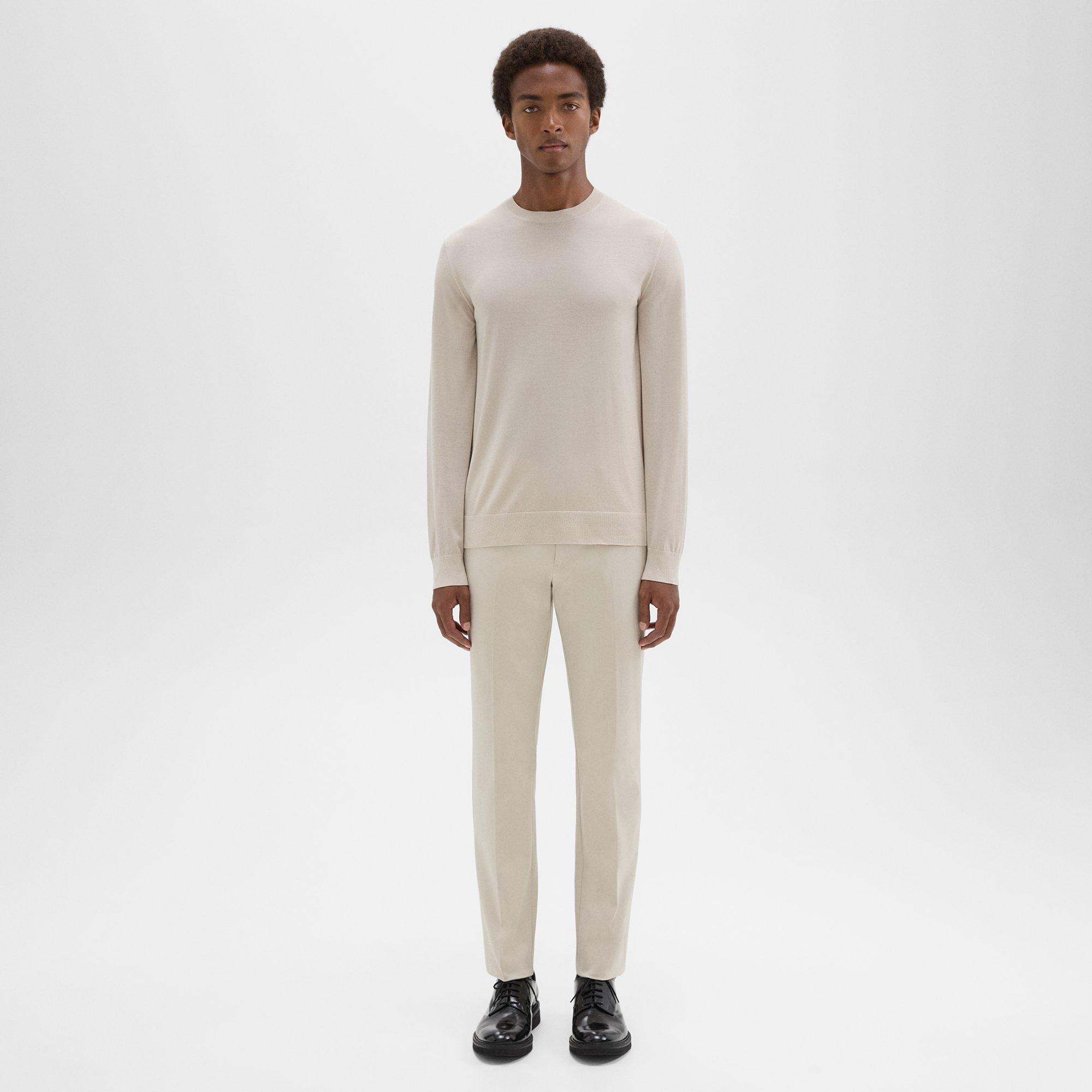 띠어리 Theory Zaine Pant in Stretch Cotton,NEW SAND