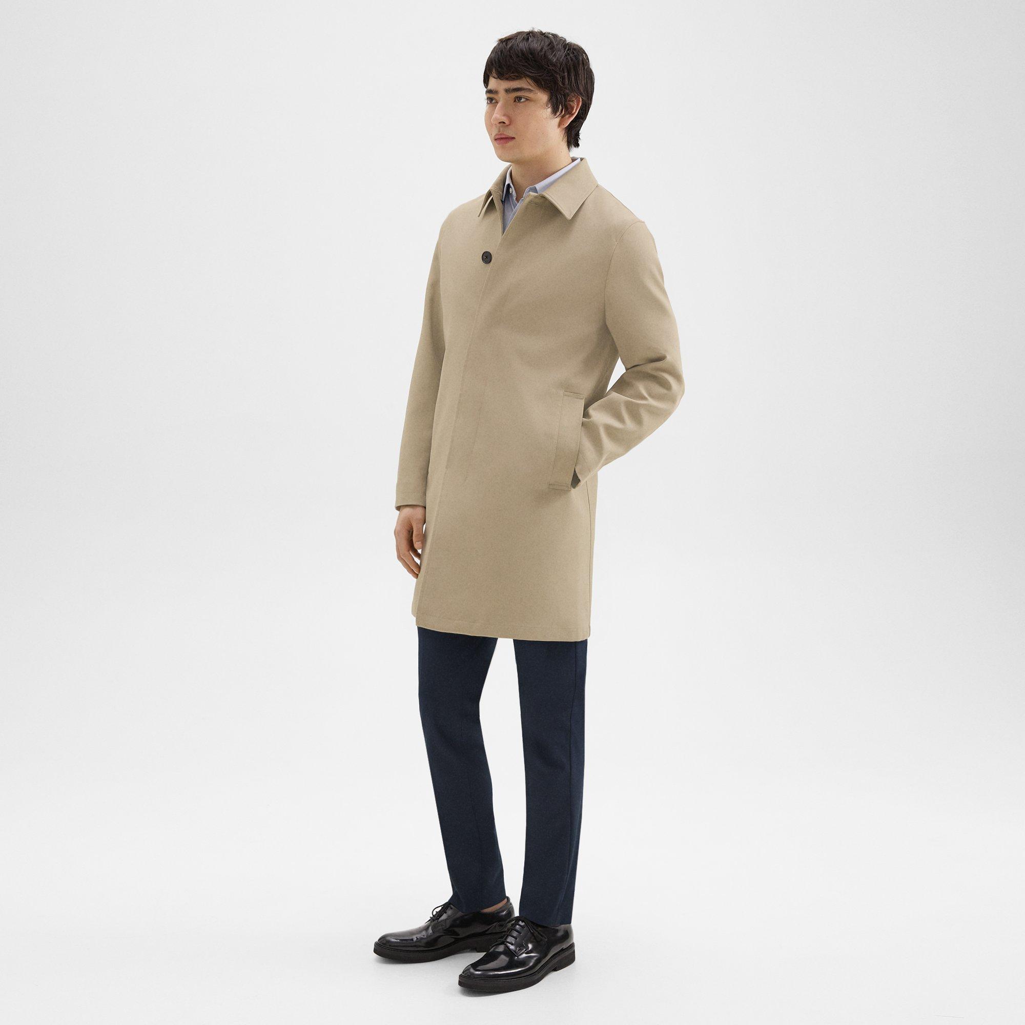 Car Coat in Cotton Twill