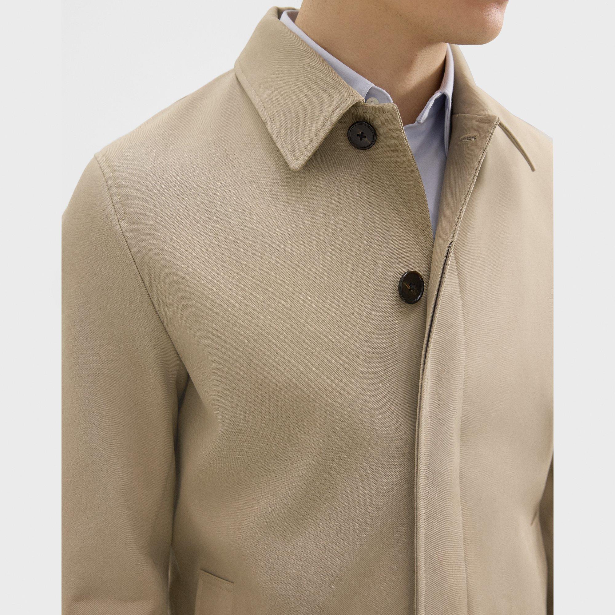 Car Coat in Cotton Twill