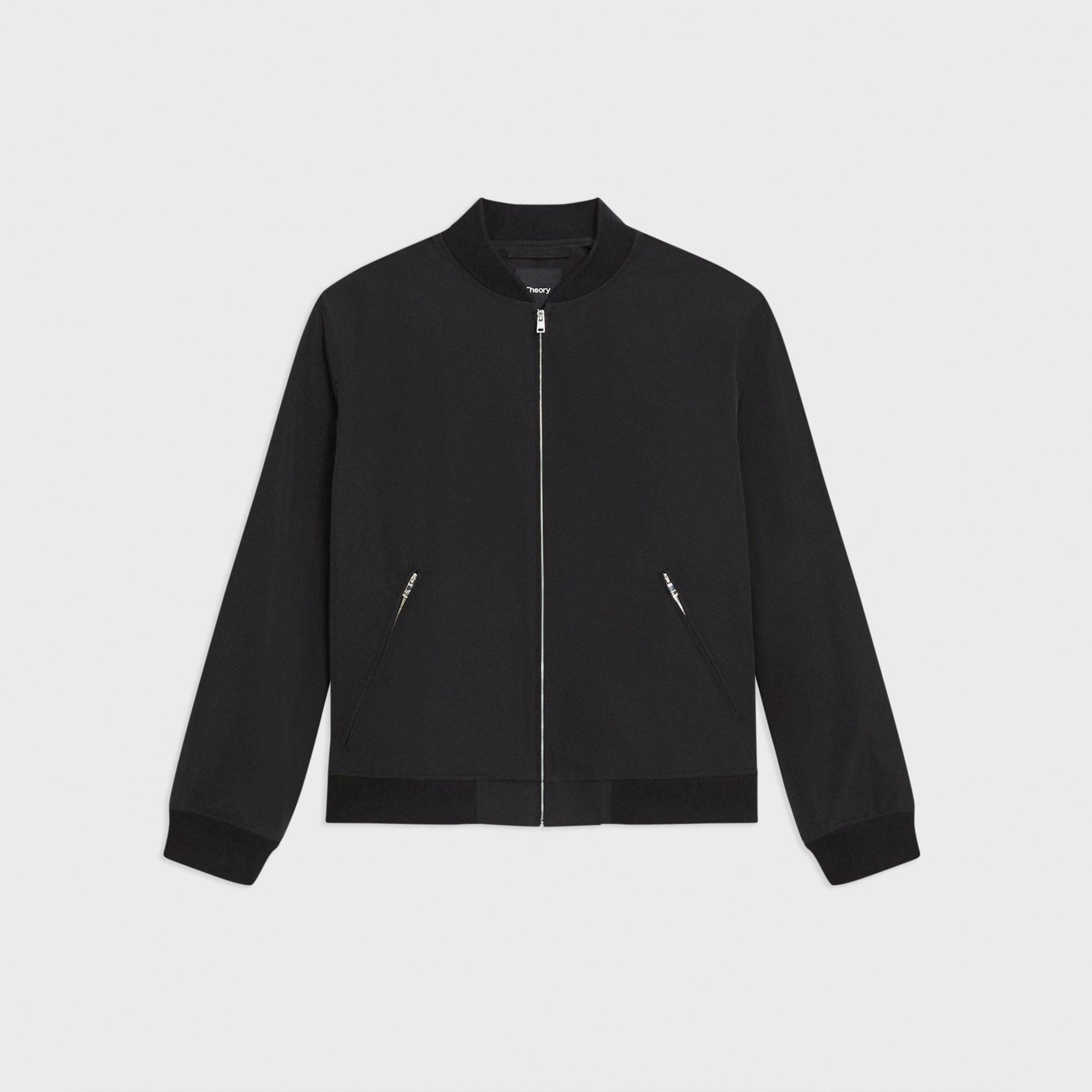 Tailored Bomber Jacket in Foundation Twill