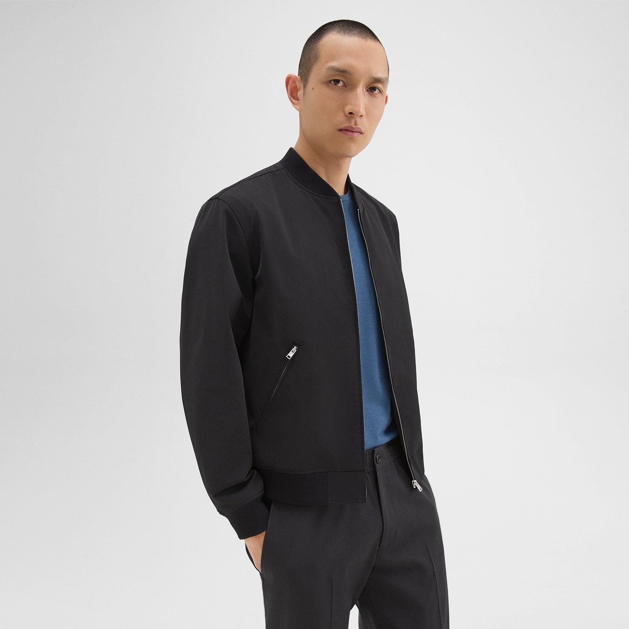 Tailored Bomber Jacket in Foundation Twill