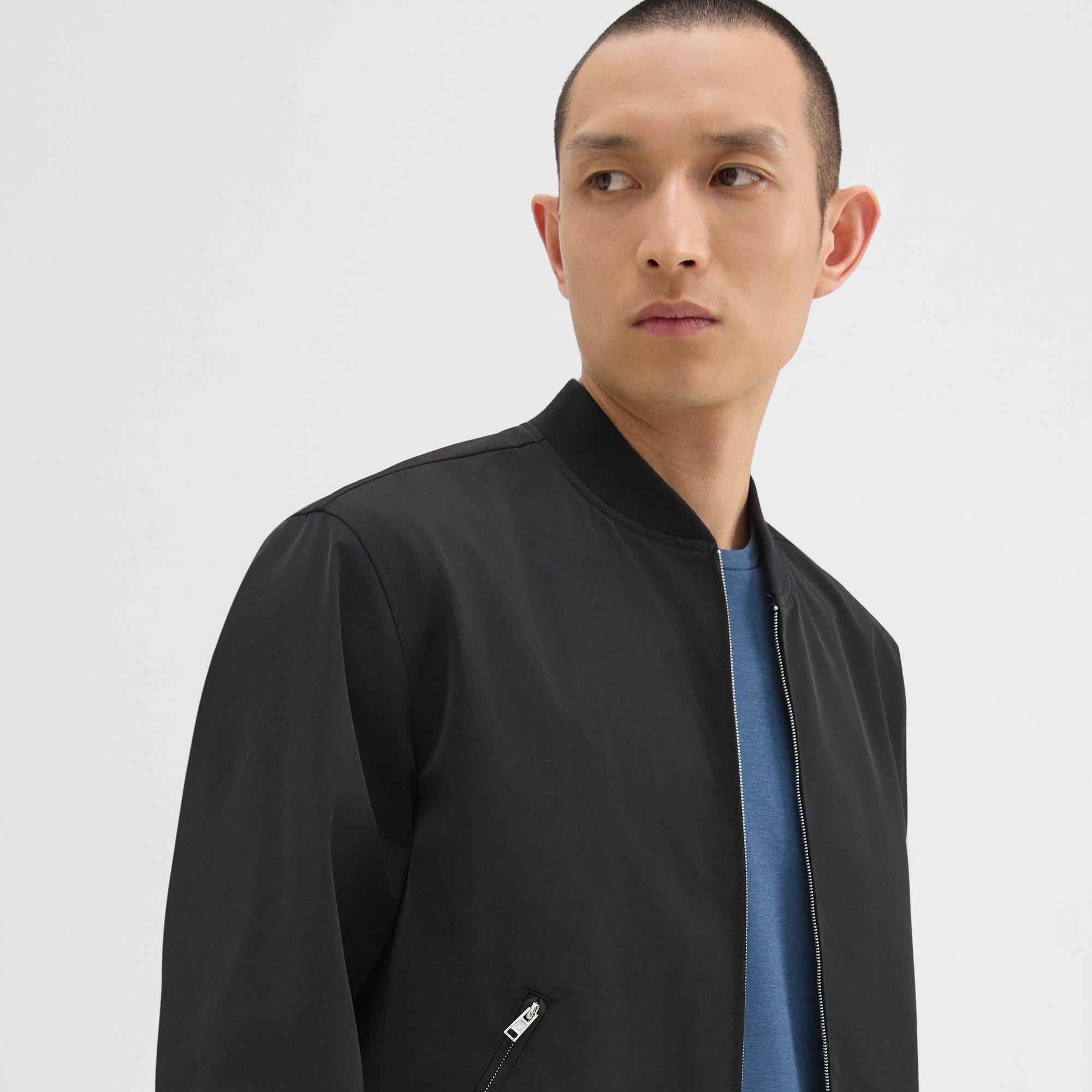 Tailored Bomber Jacket in Foundation Twill