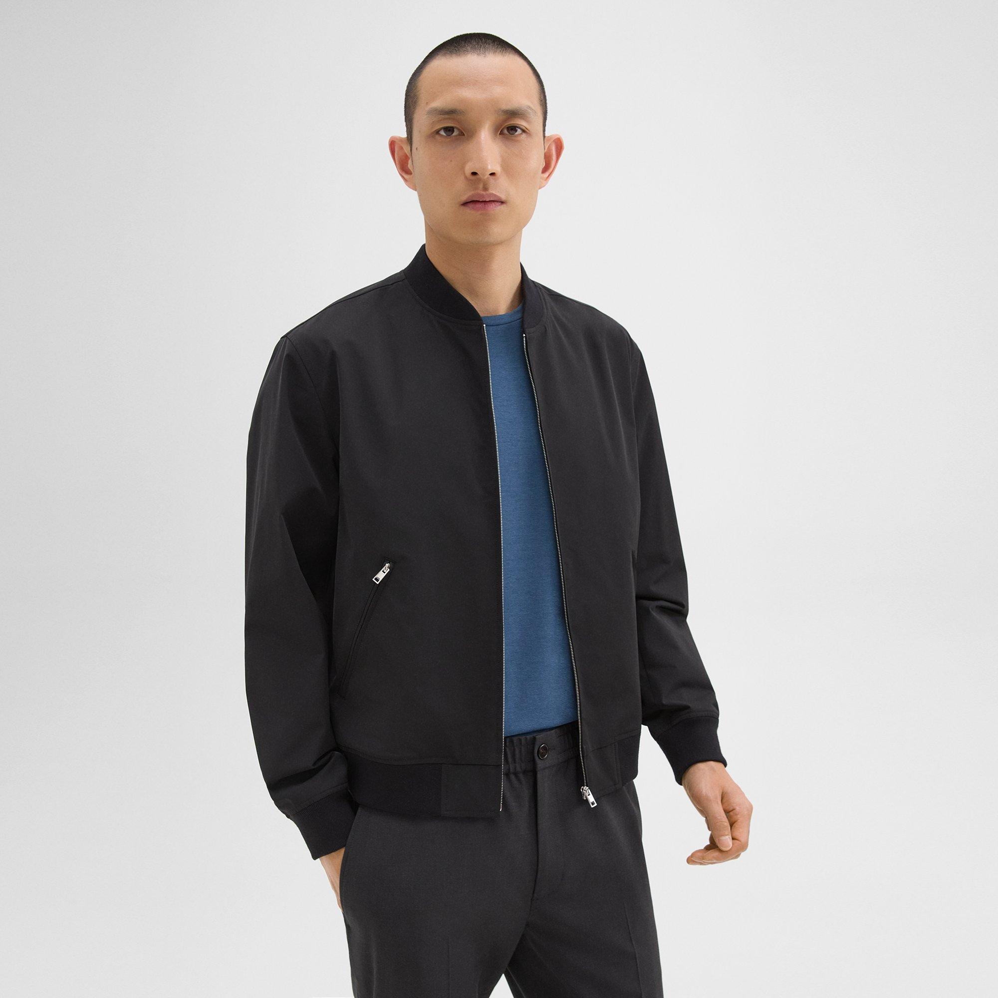 Tailored Bomber Jacket in Foundation Twill