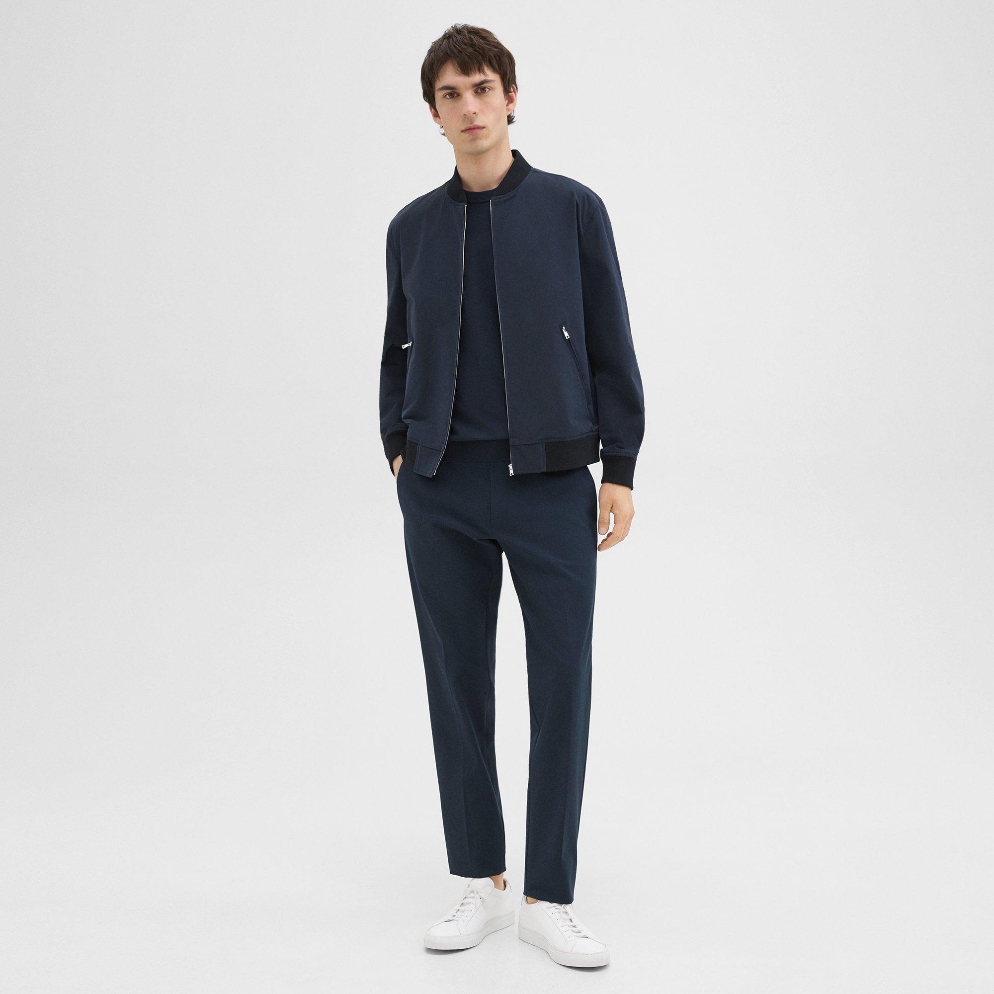 Tailored Bomber Jacket in Foundation Twill