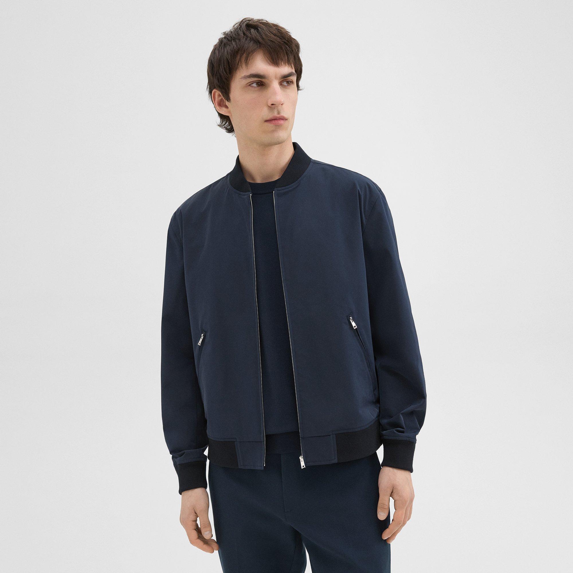 Tailored Bomber Jacket in Foundation Twill