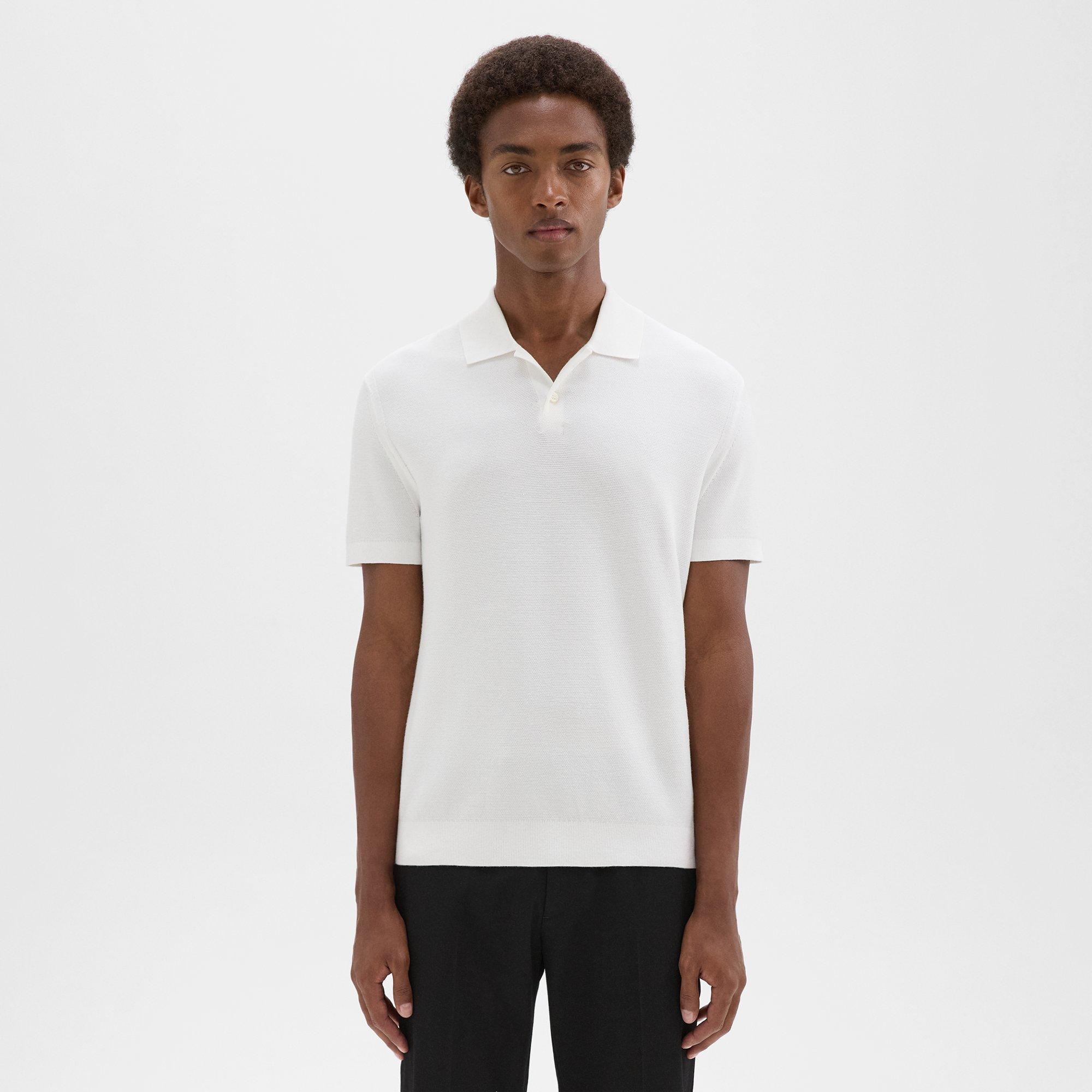 Light Bilen Goris Piqué Polo Shirt | Theory