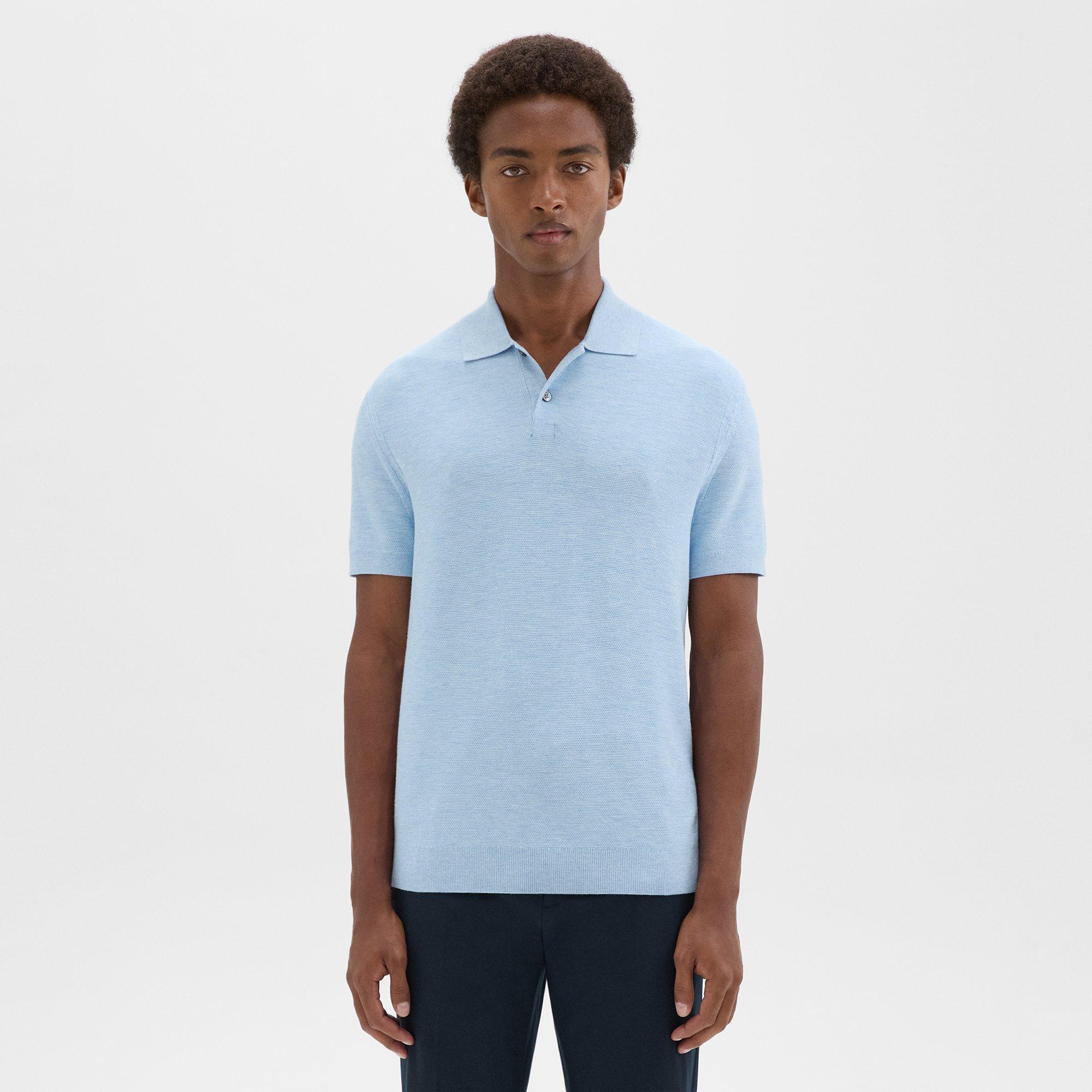 Light Bilen Piqué Goris Polo Shirt | Theory