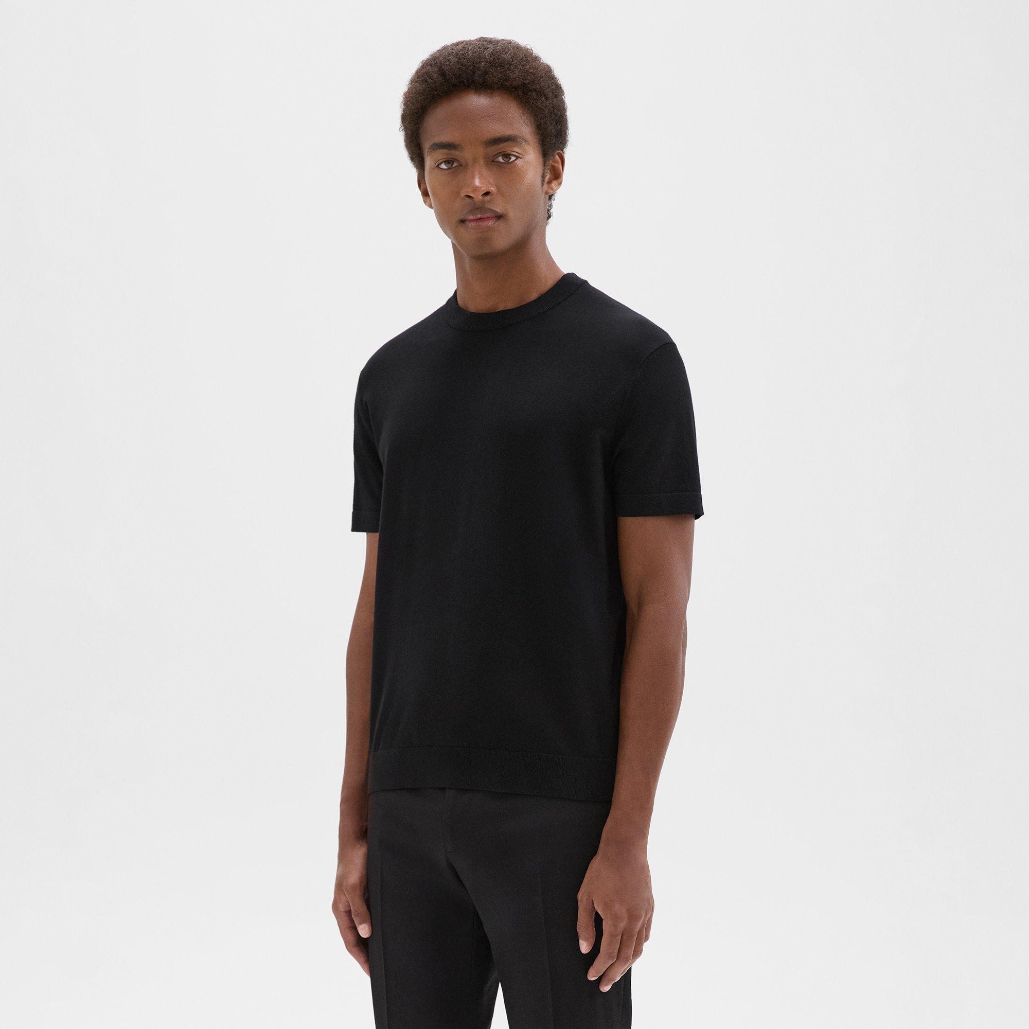 Buy Active Panel T-shirt- Black for Men Online @Best Price in India: New  Theory – New Theory