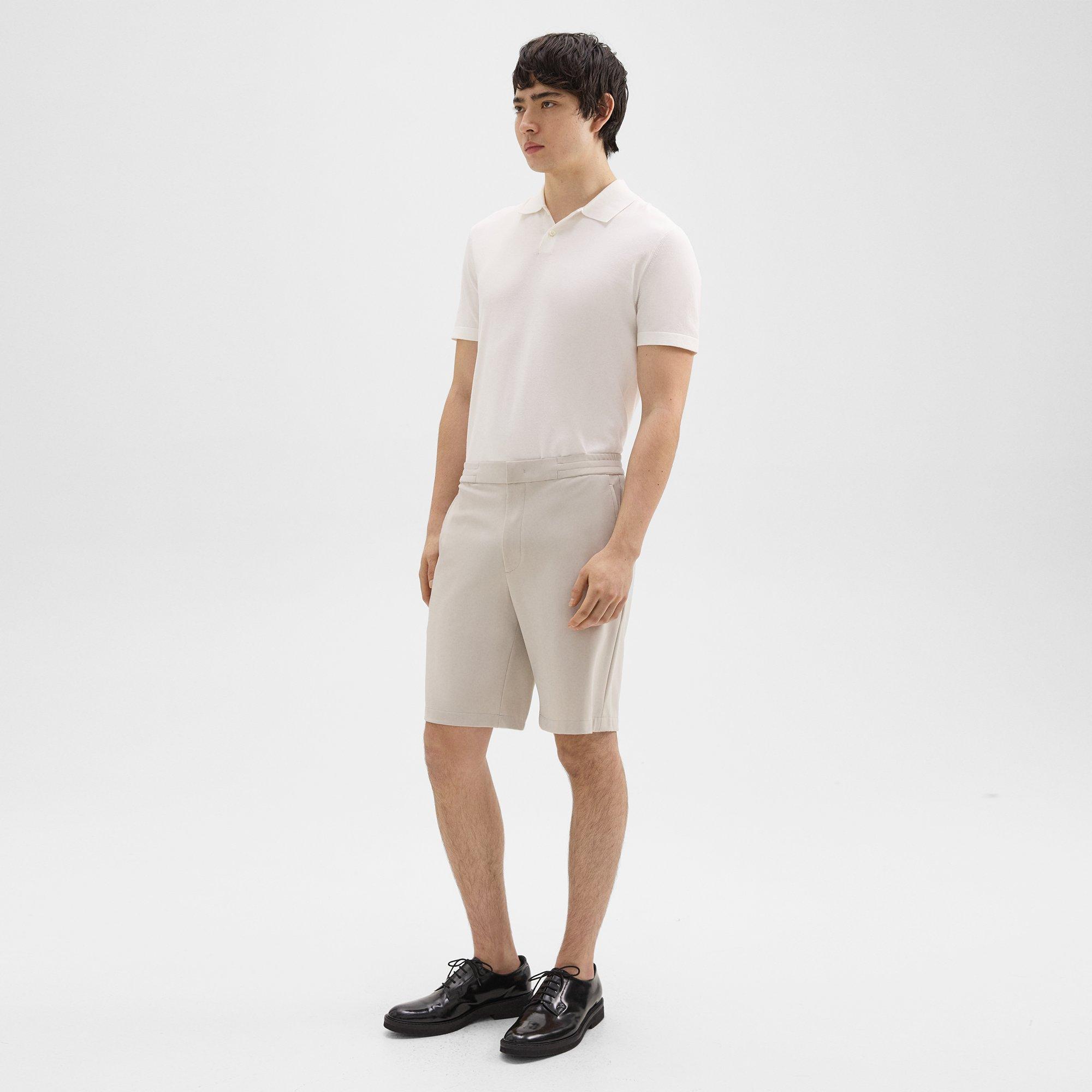 Curtis 9” Drawstring Short in Precision Ponte