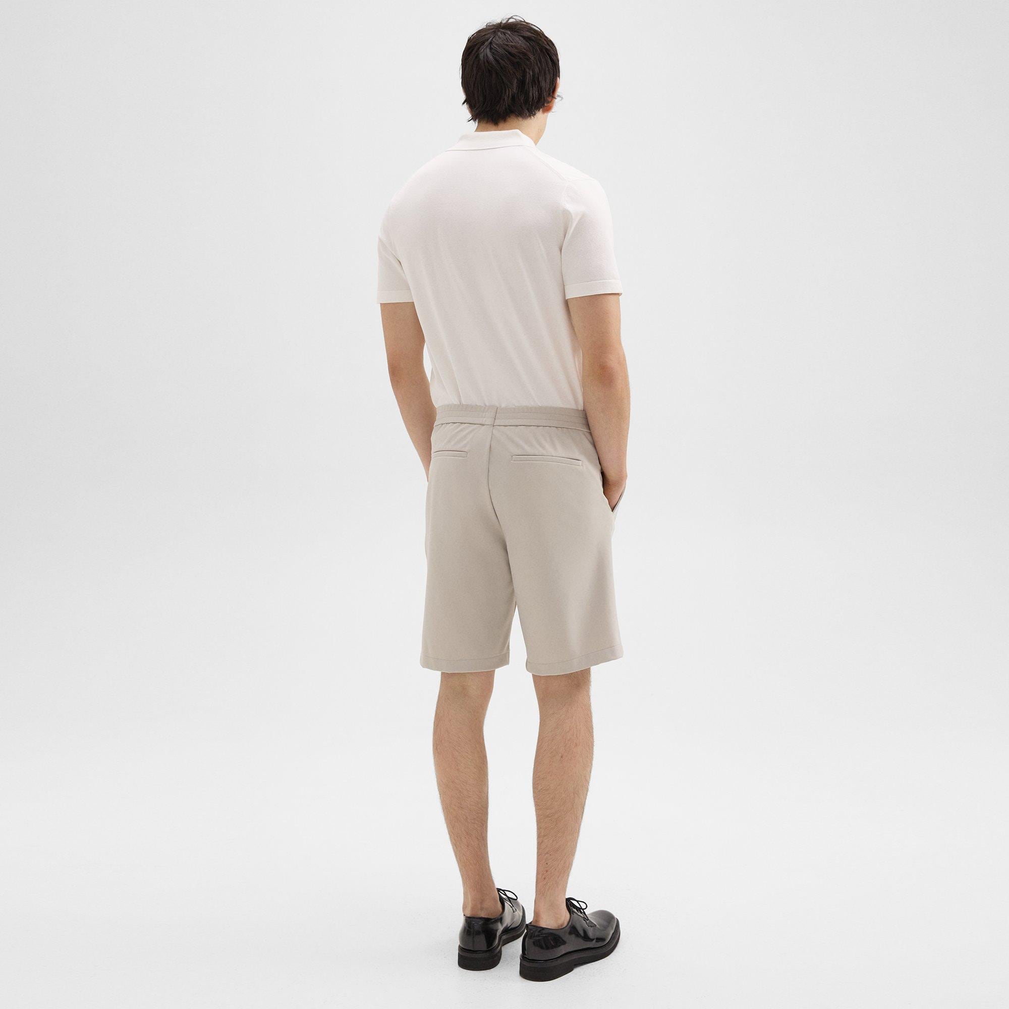 Curtis 9” Drawstring Short in Precision Ponte