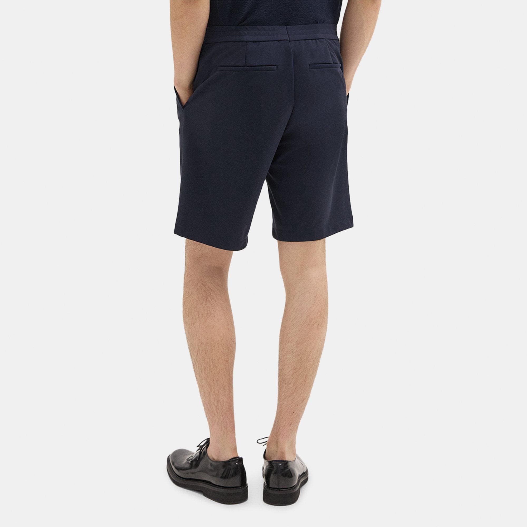 Curtis 9” Drawstring Short in Precision Ponte