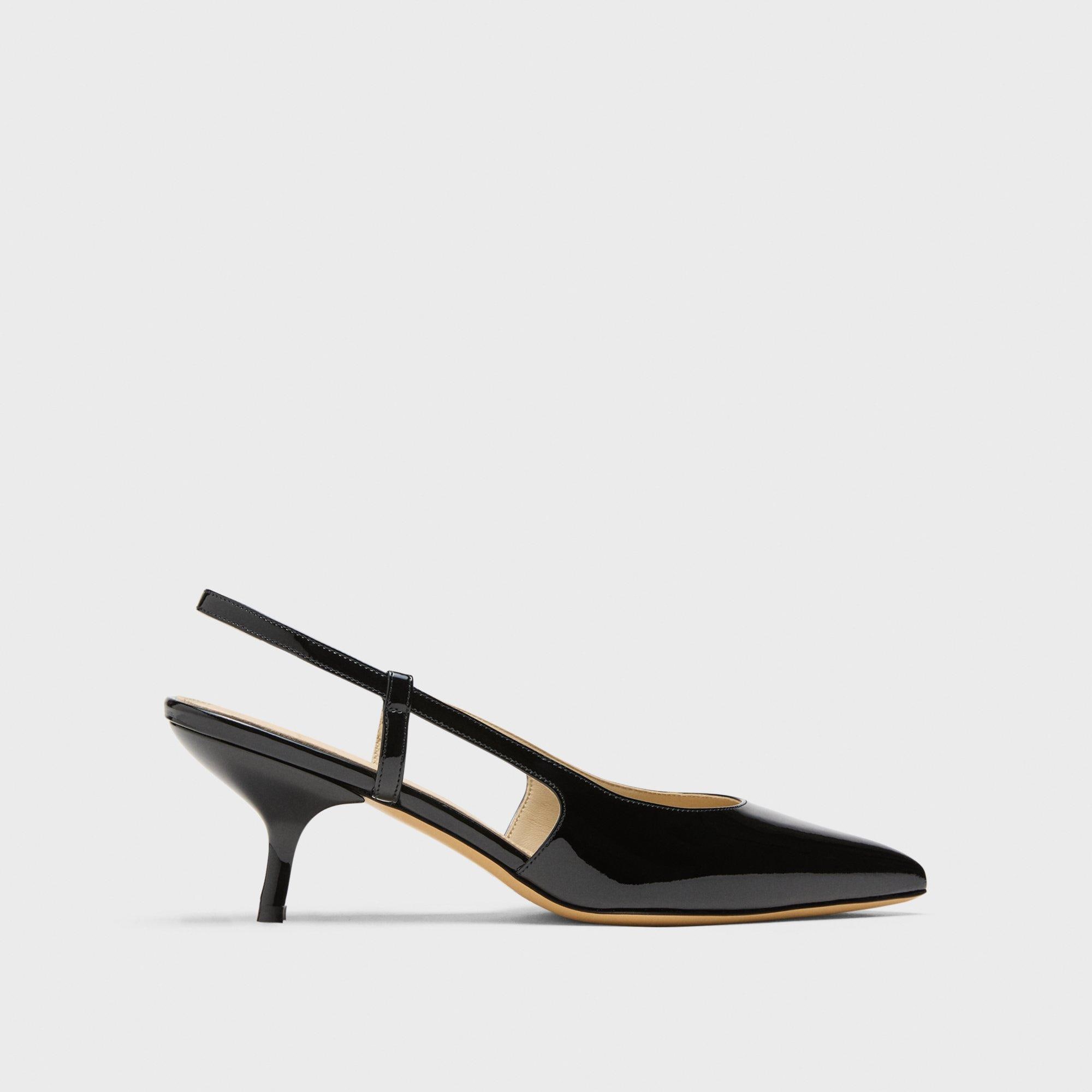 [띠어리] Micro Slingback Pump in Patent Leather