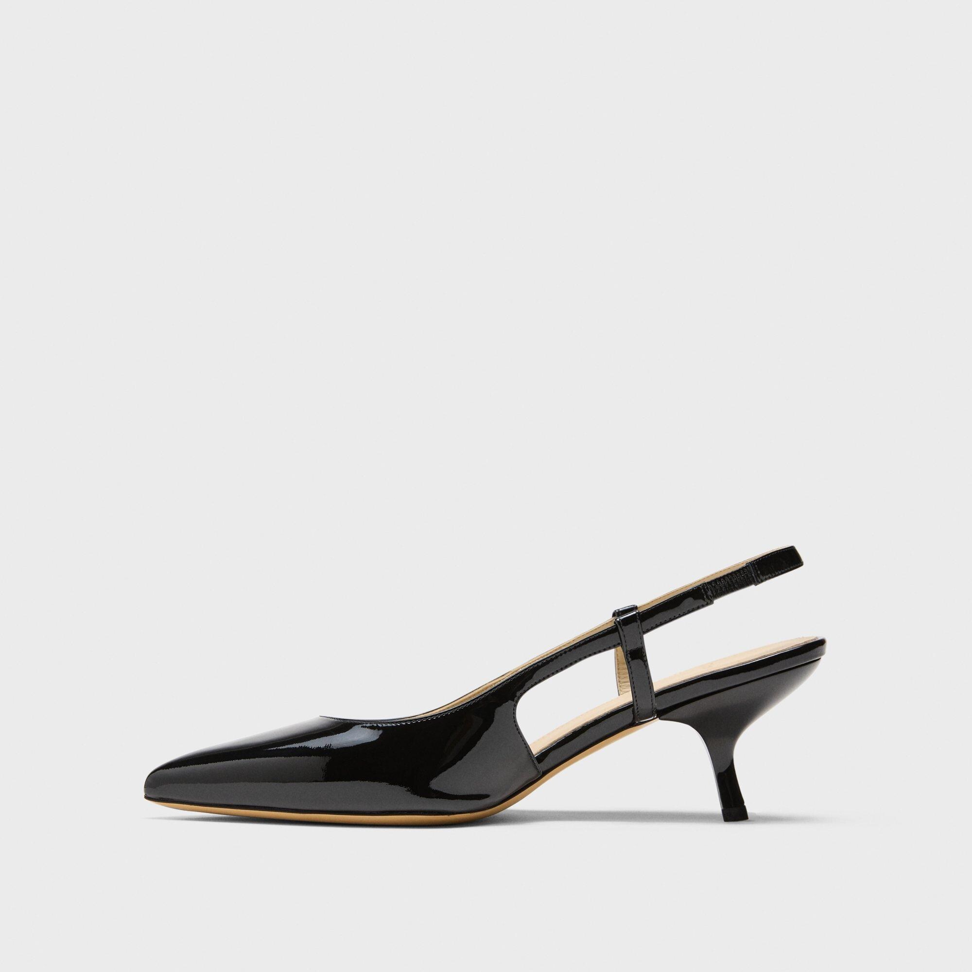 [띠어리] Micro Slingback Pump in Patent Leather