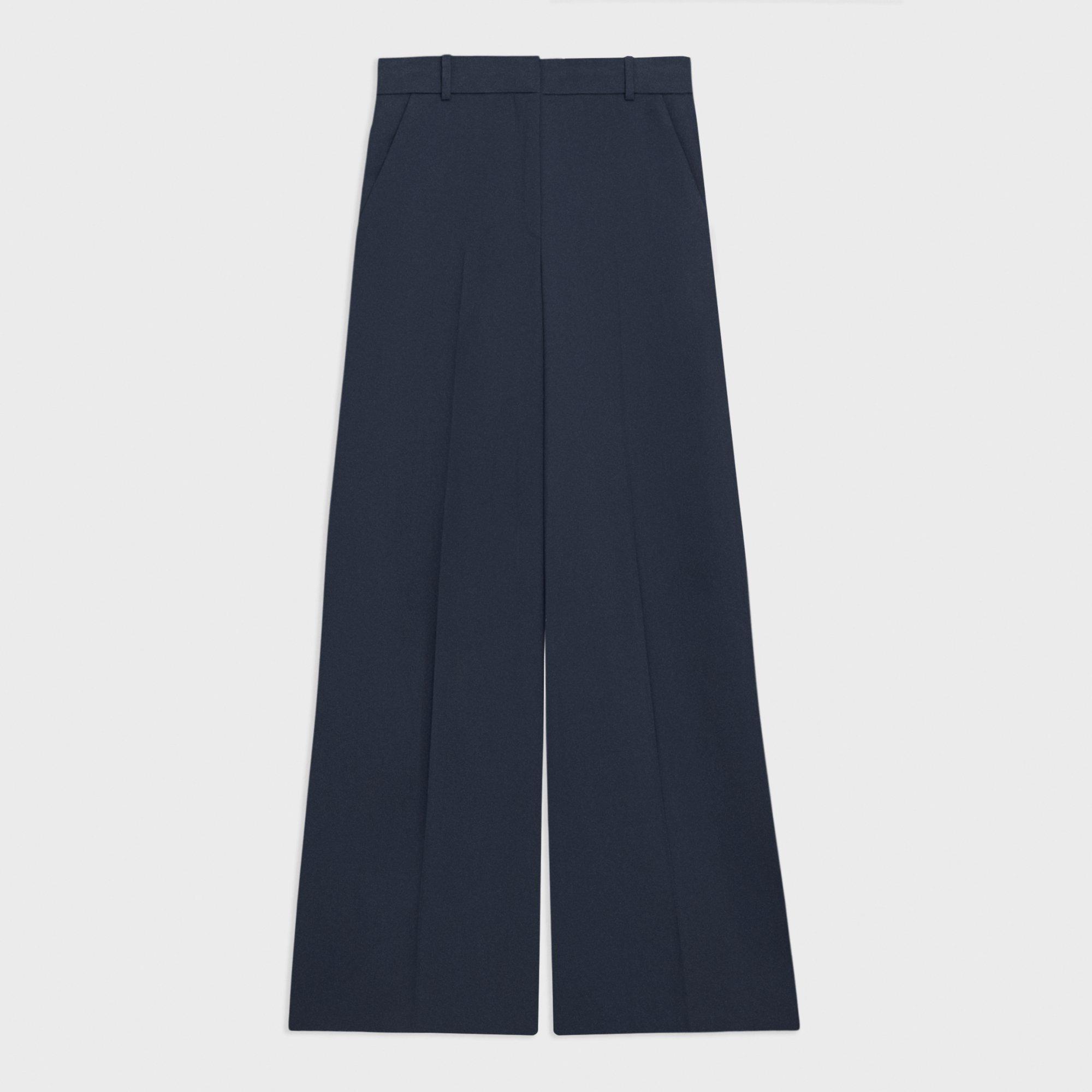 High-Waist Wide-Leg Pant in Good Wool