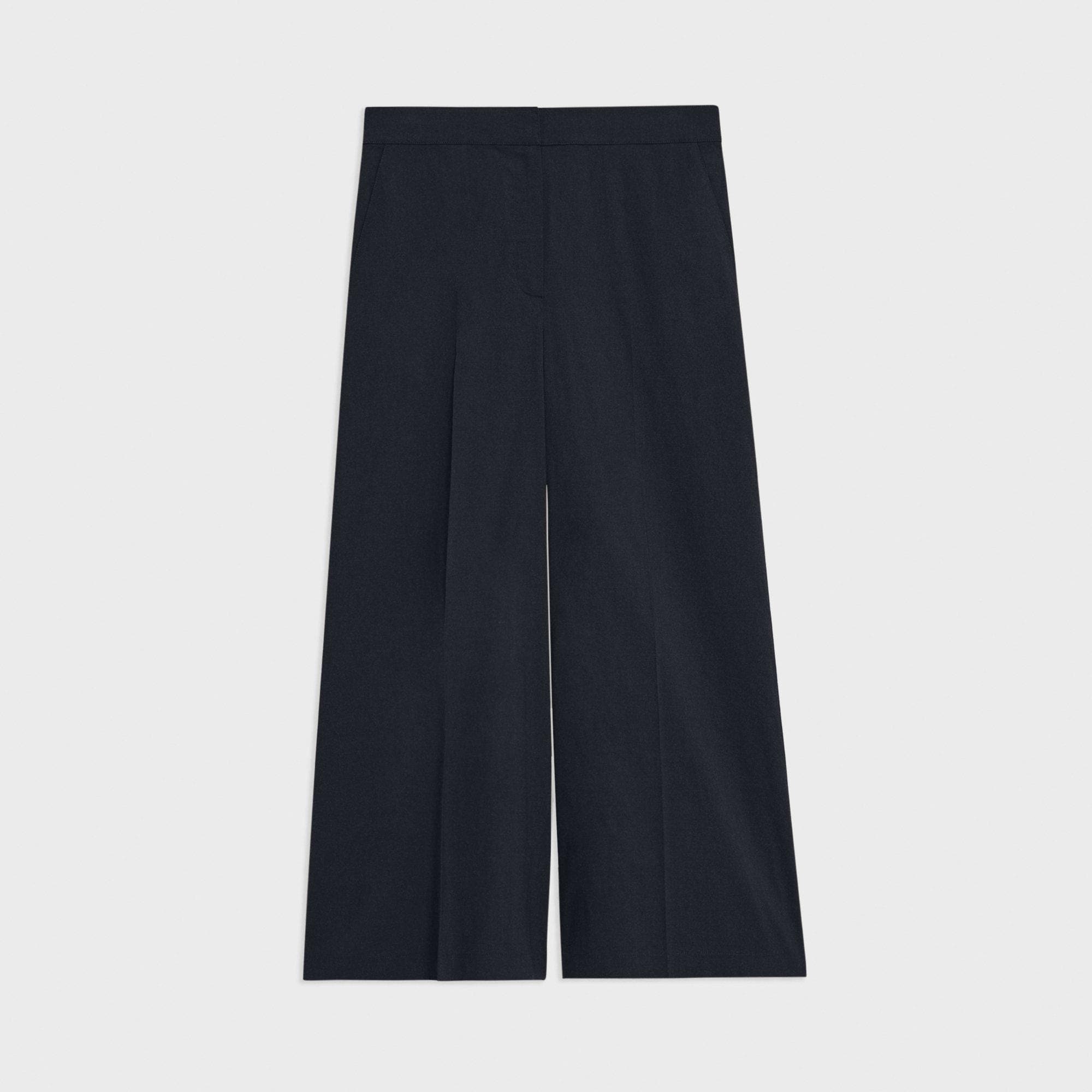 Cropped Wide-Leg Pant in Good Linen