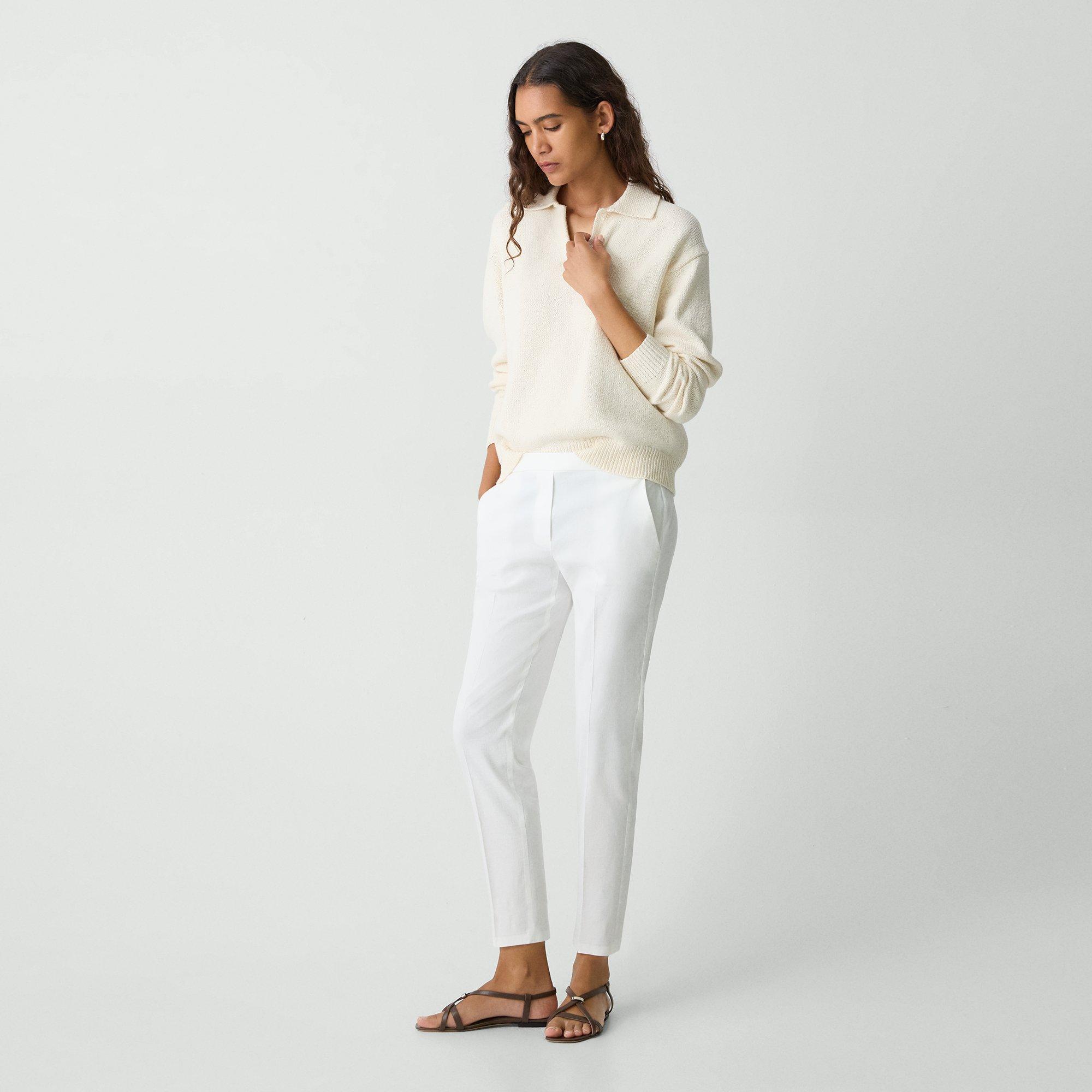 Stretch Good Linen Treeca Pull-On Pant