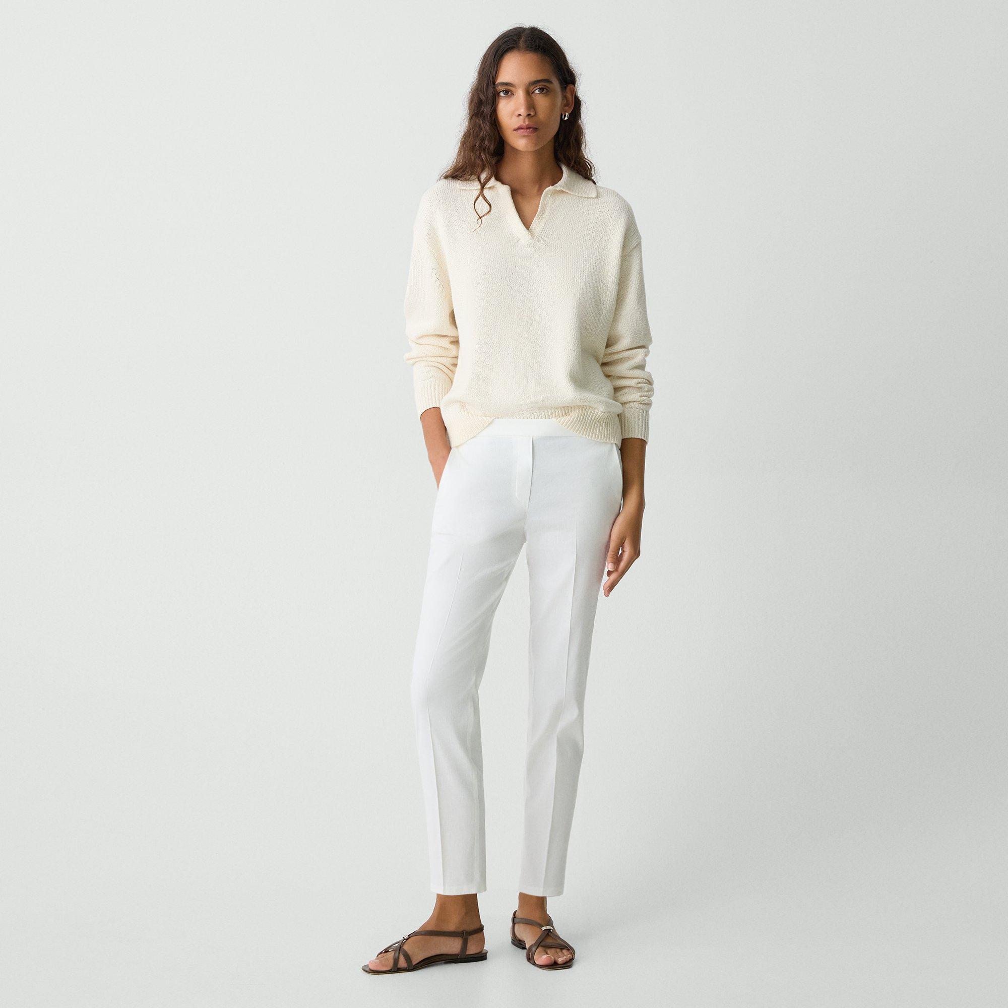 Treeca Pull-On Trousers in Good Linen