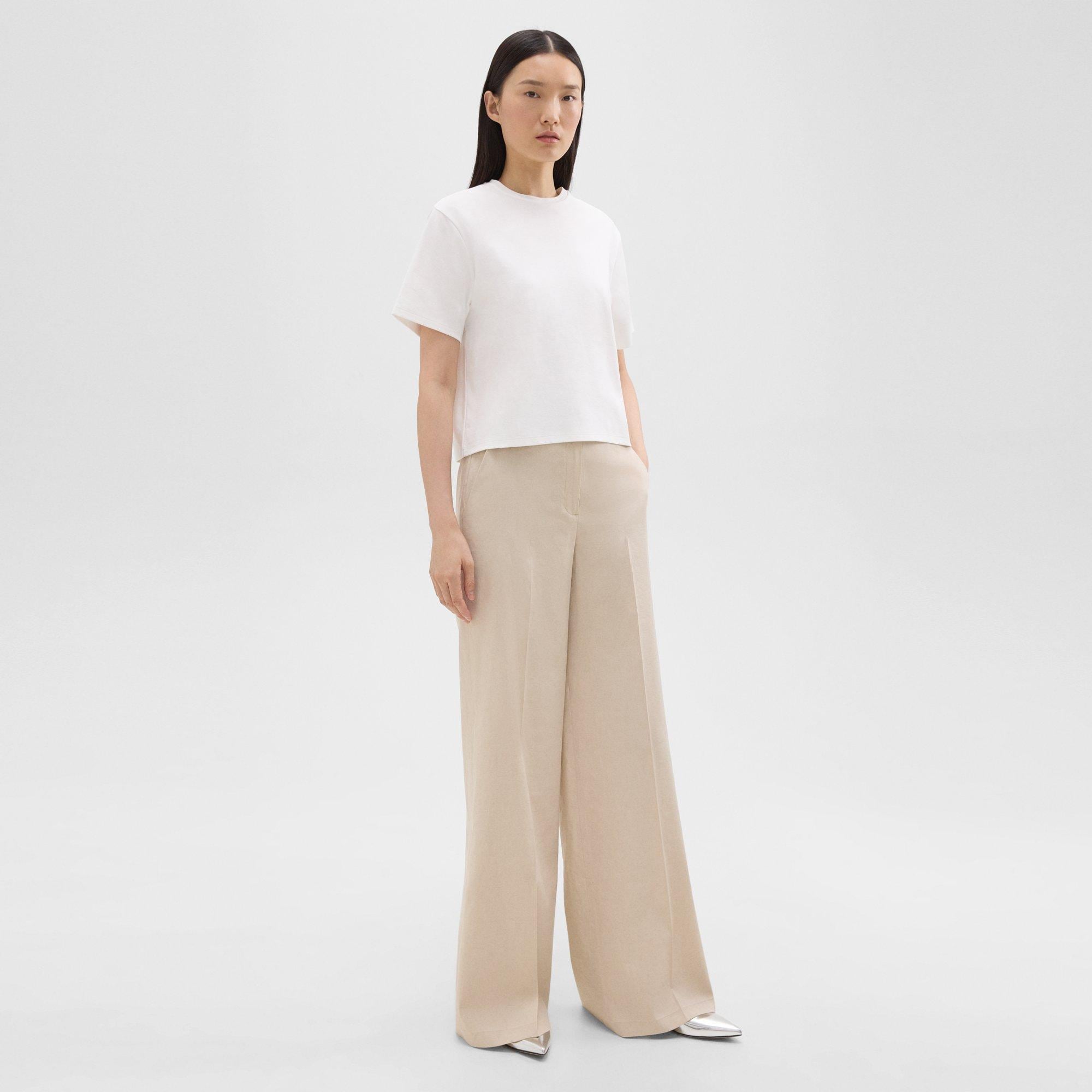 High-Waist Wide-Leg Pant in Good Linen
