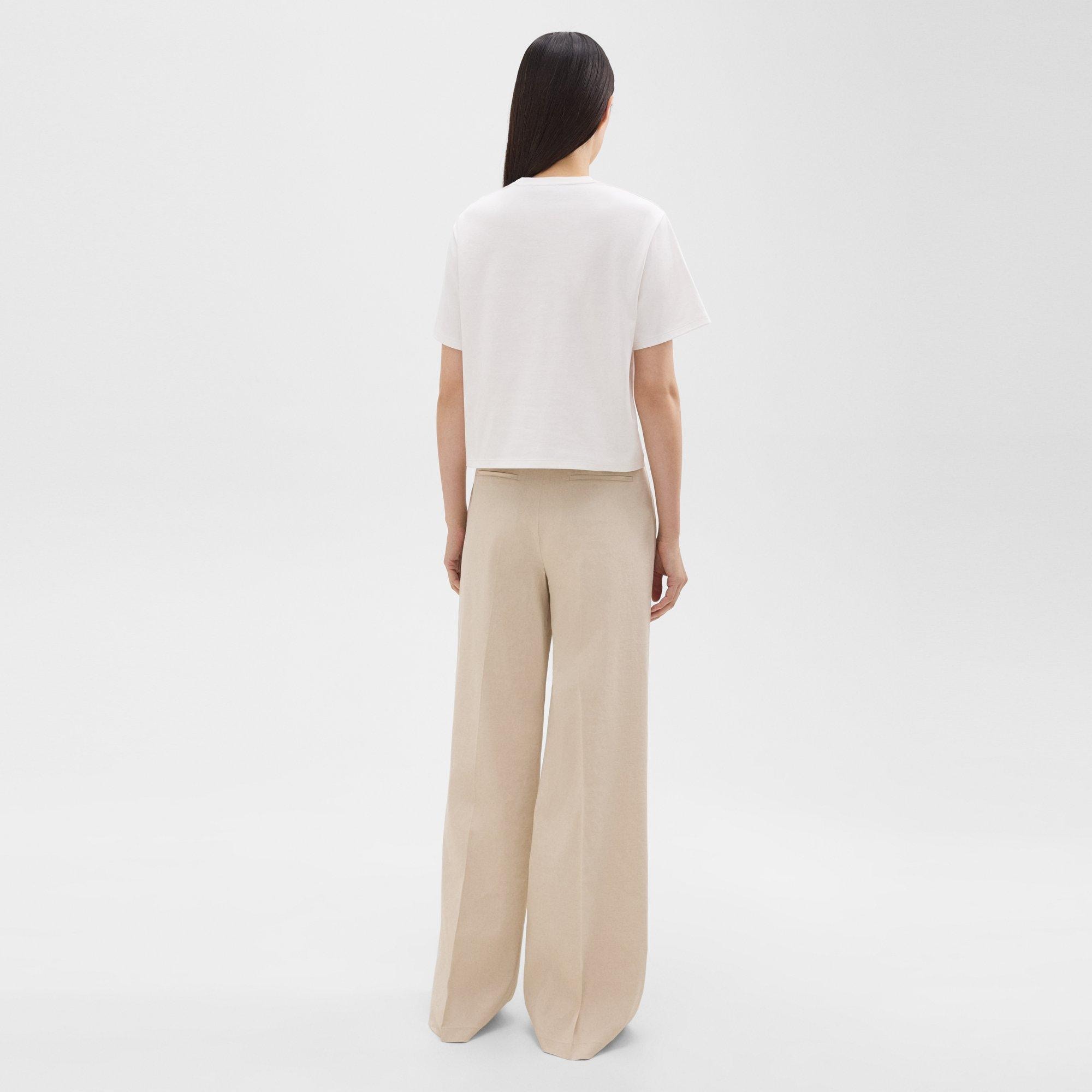 High-Waist Wide-Leg Pant in Good Linen
