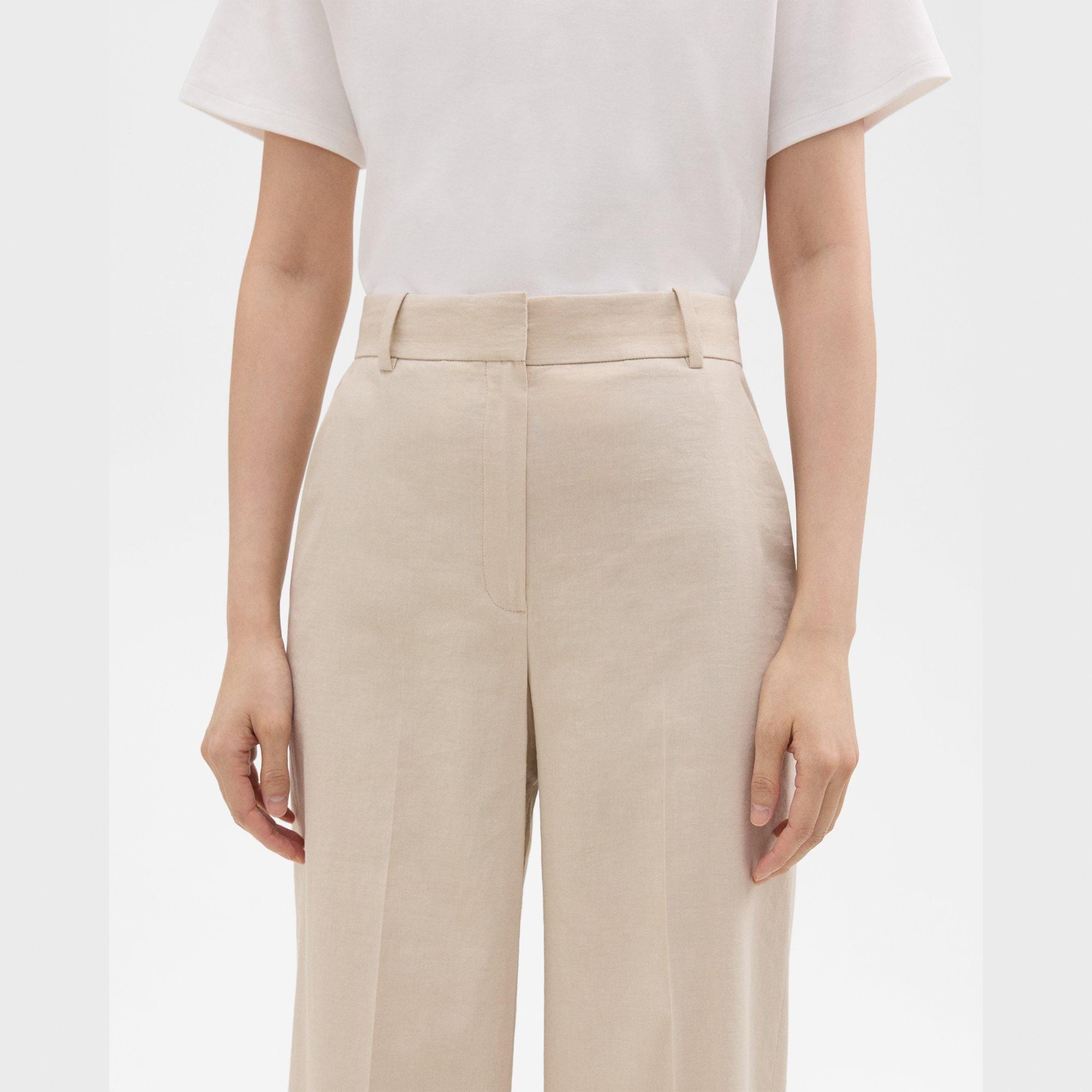 High-Waist Wide-Leg Pant in Good Linen