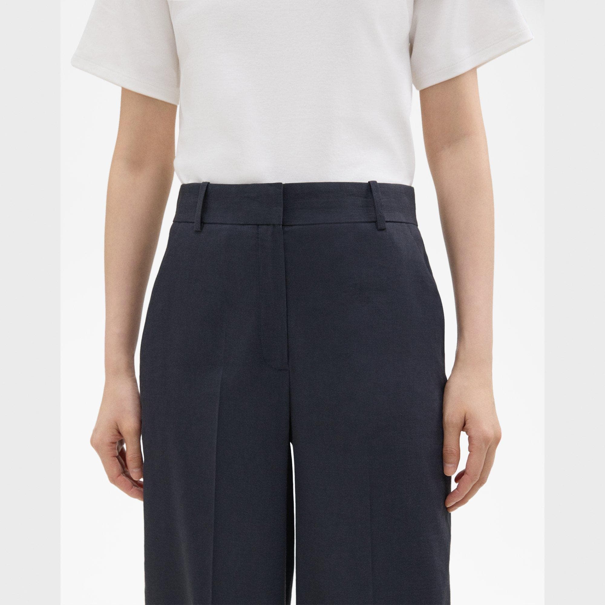High-Waist Wide-Leg Pant in Good Linen