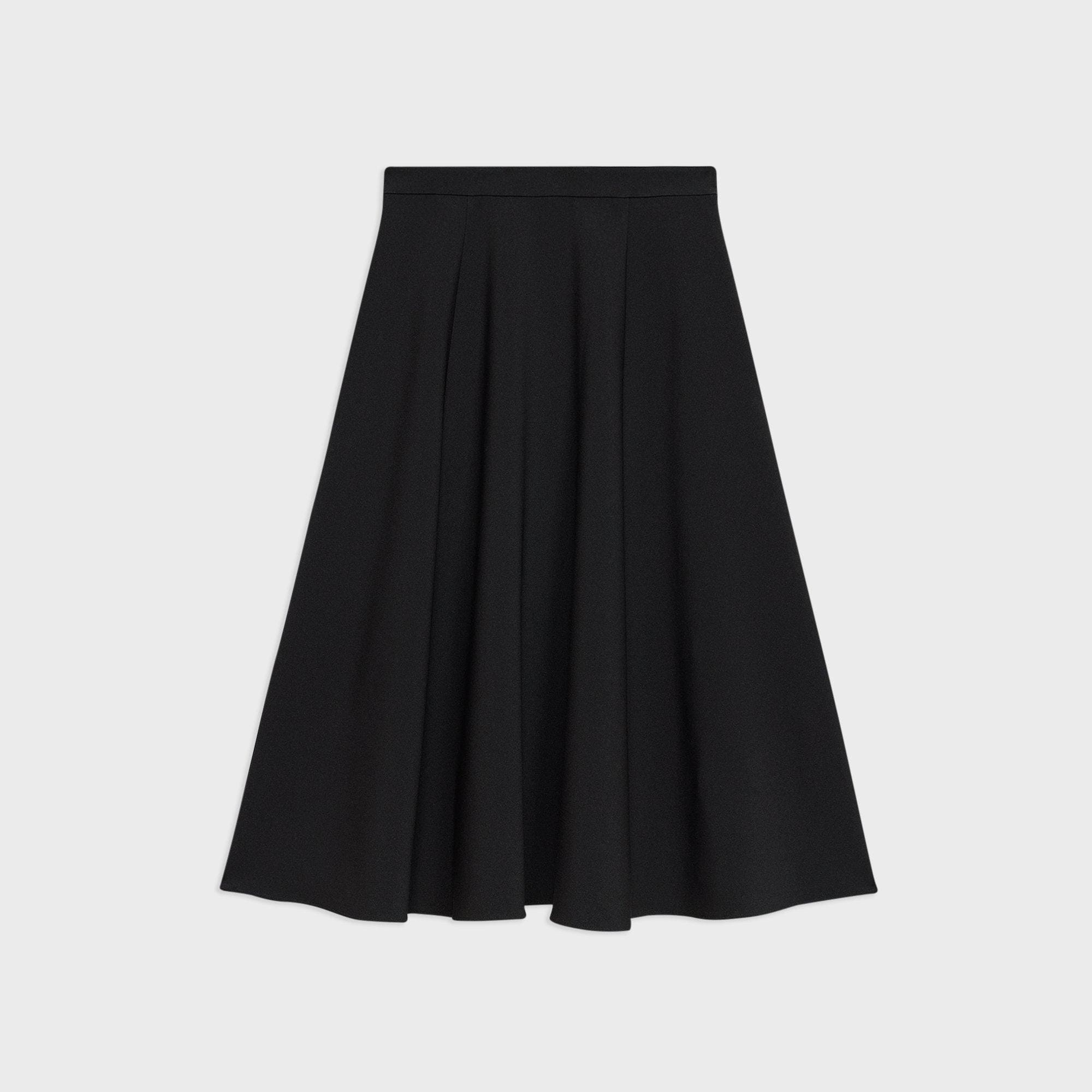 Full Midi Skirt in Crepe