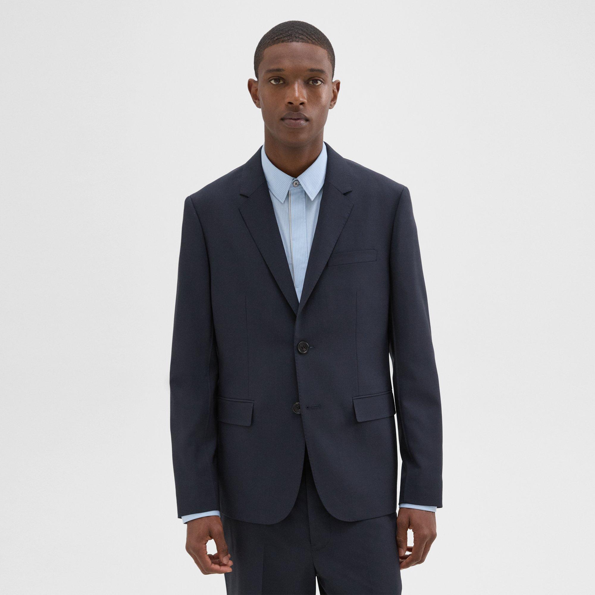 Virgin Wool Two-Button Blazer | Theory Project