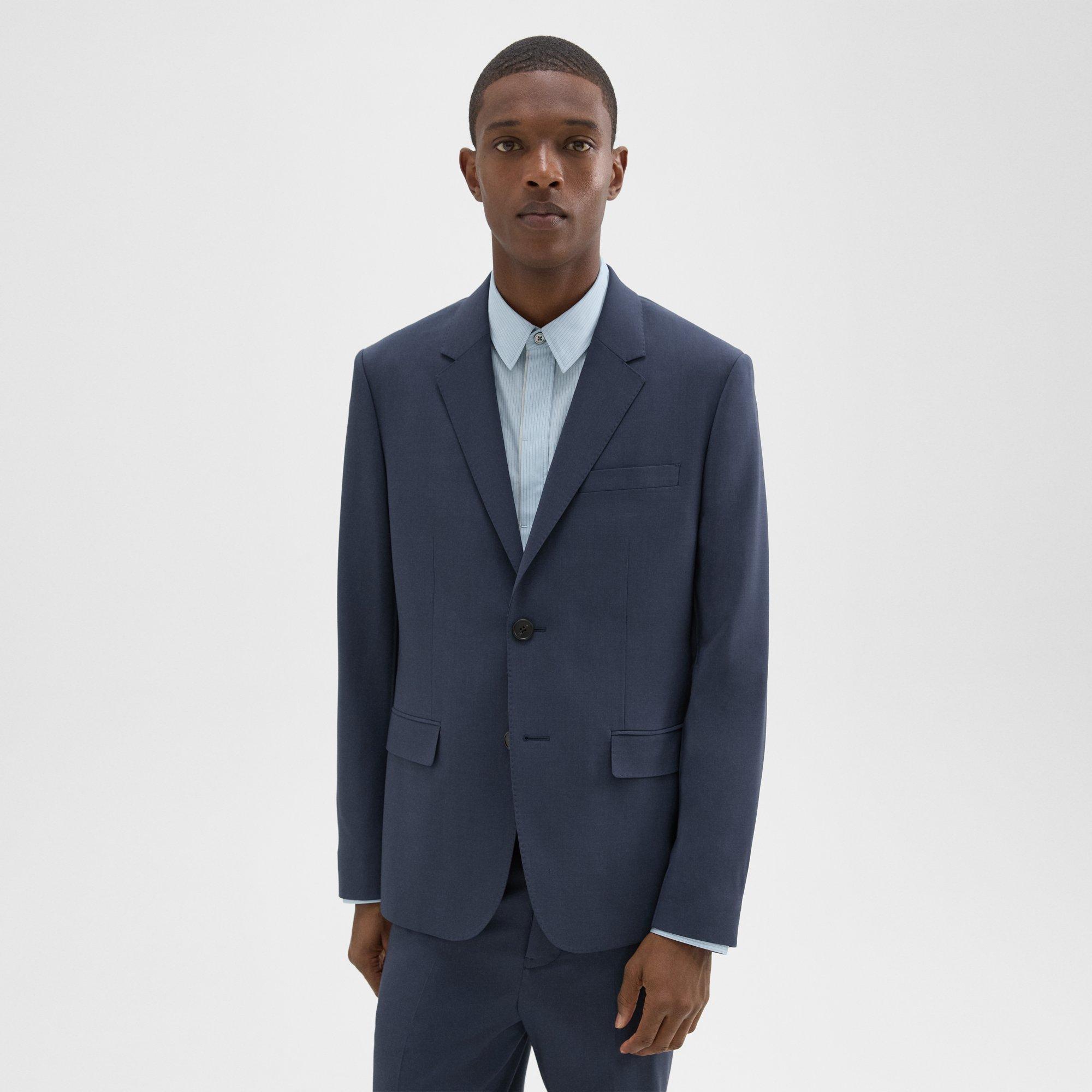 Virgin Wool Two-Button Blazer | Theory Project