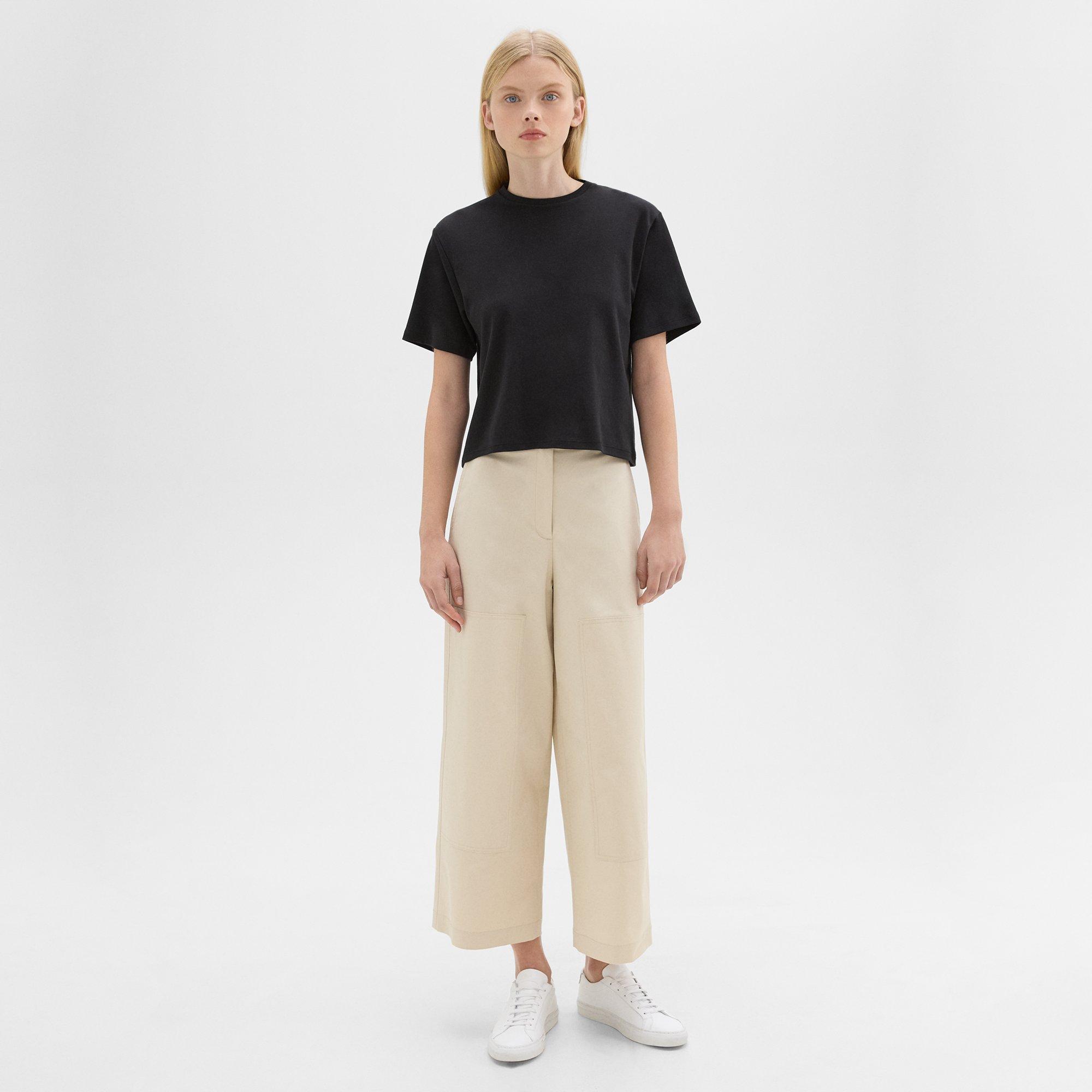 Boxy Tee in Cotton Jersey