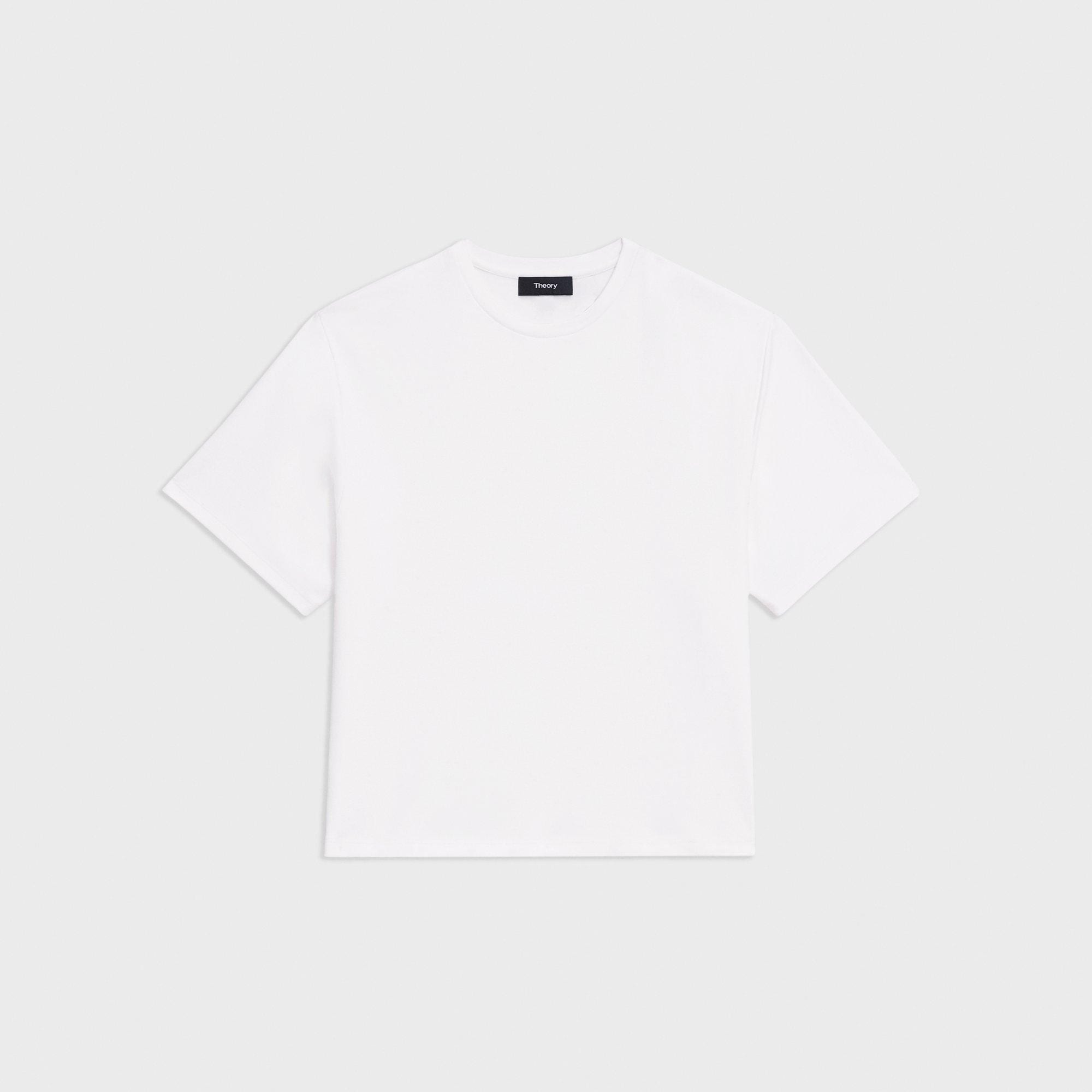 Boxy Tee in Cotton Jersey