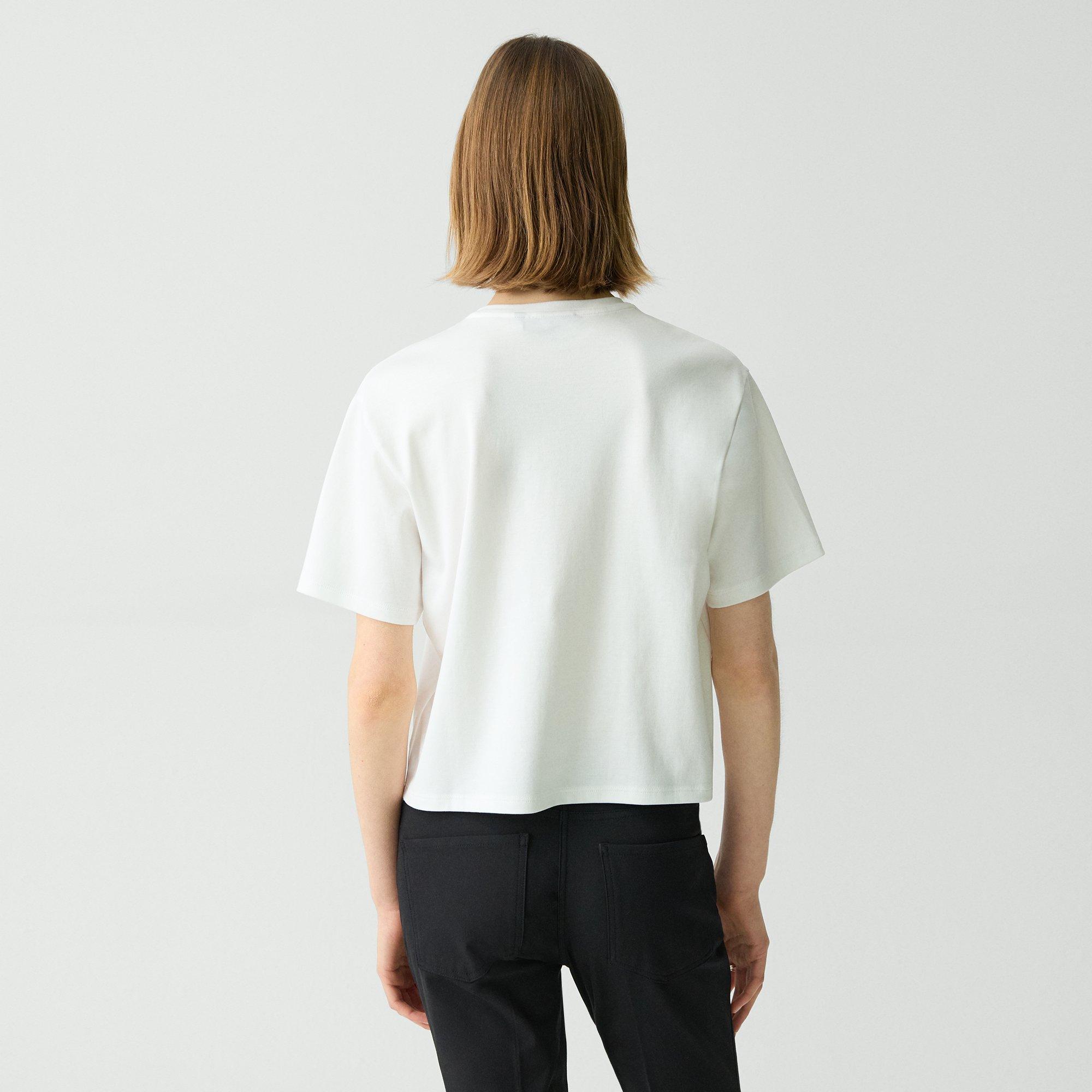 Boxy Tee in Cotton Jersey