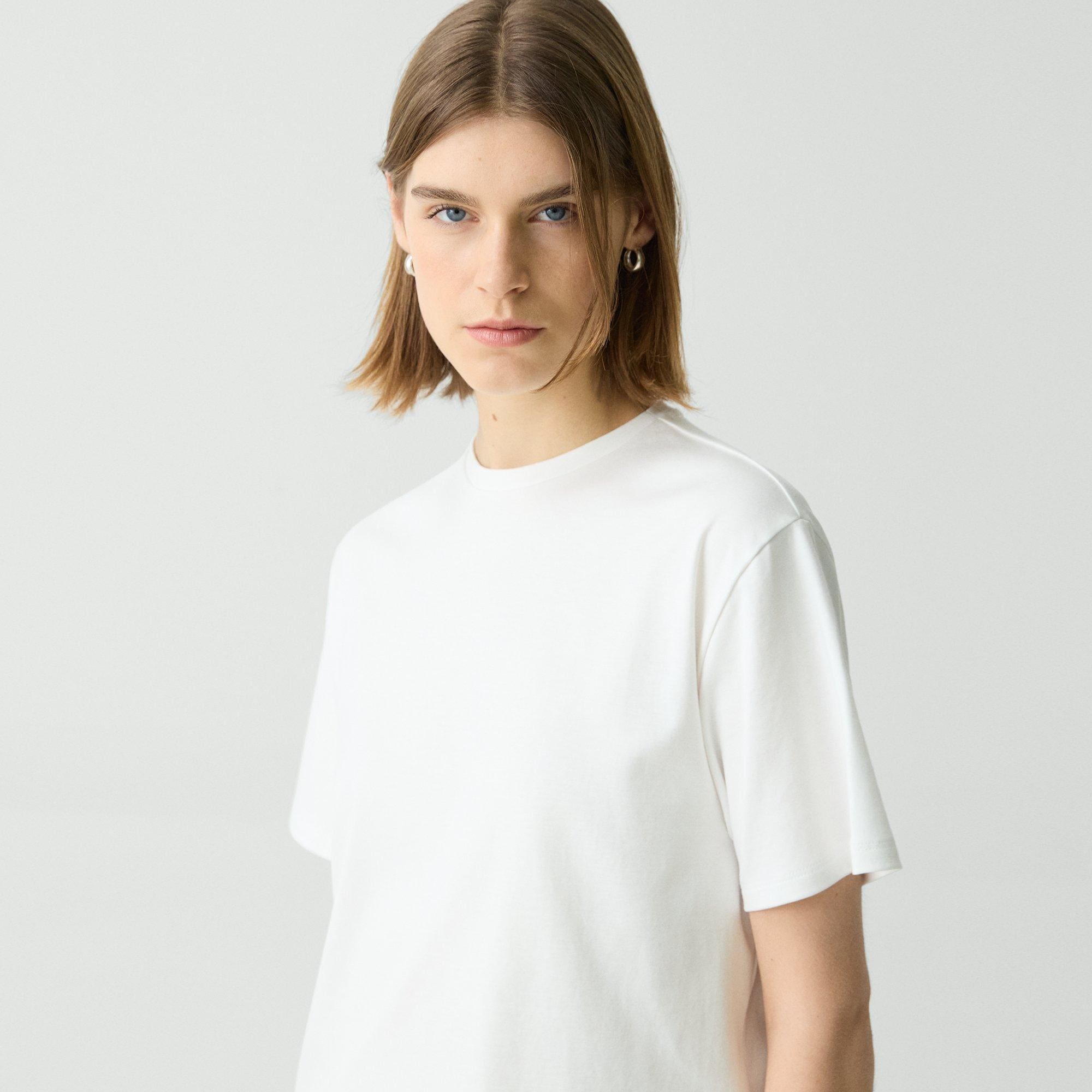 Boxy Tee in Cotton Jersey