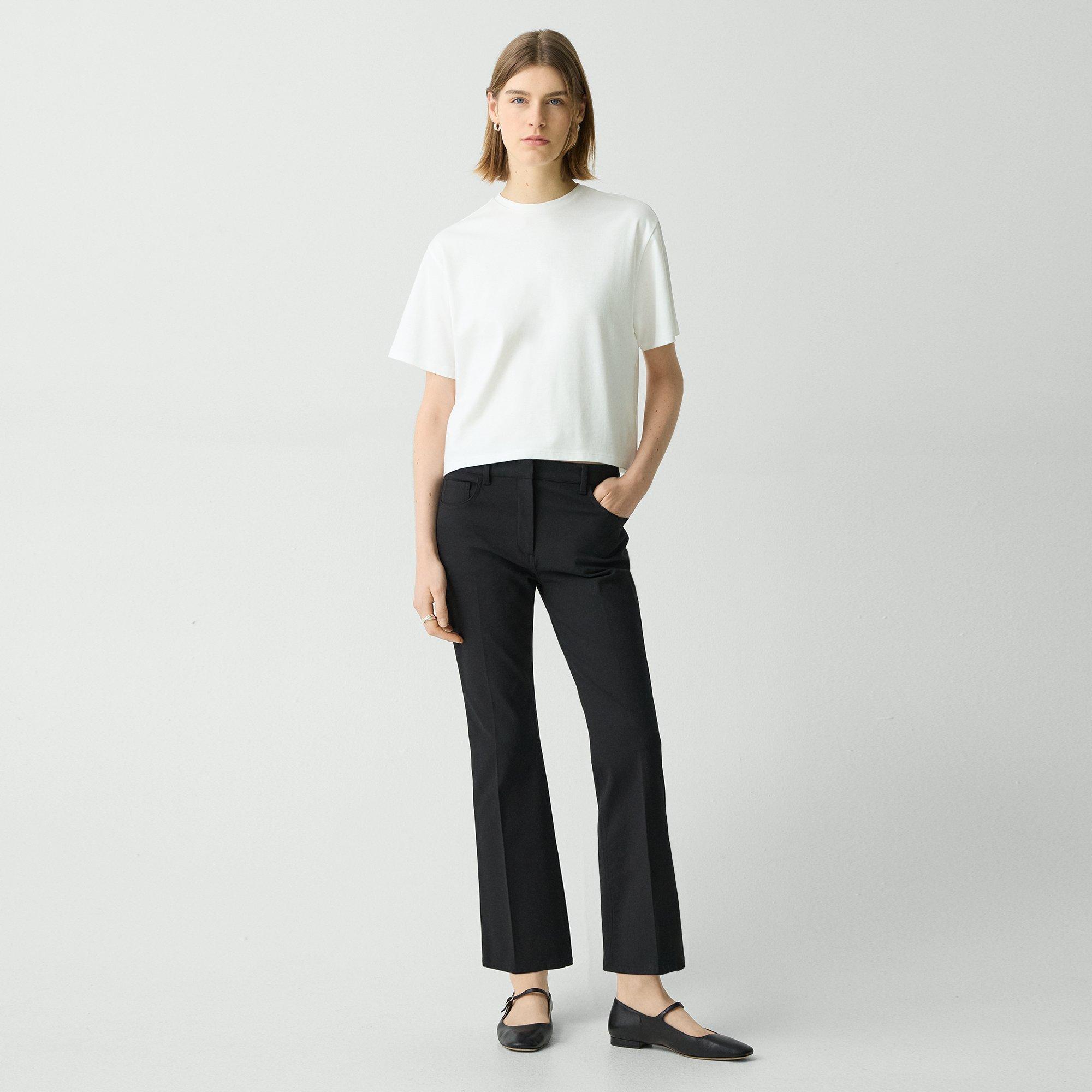 Boxy Tee in Cotton Jersey