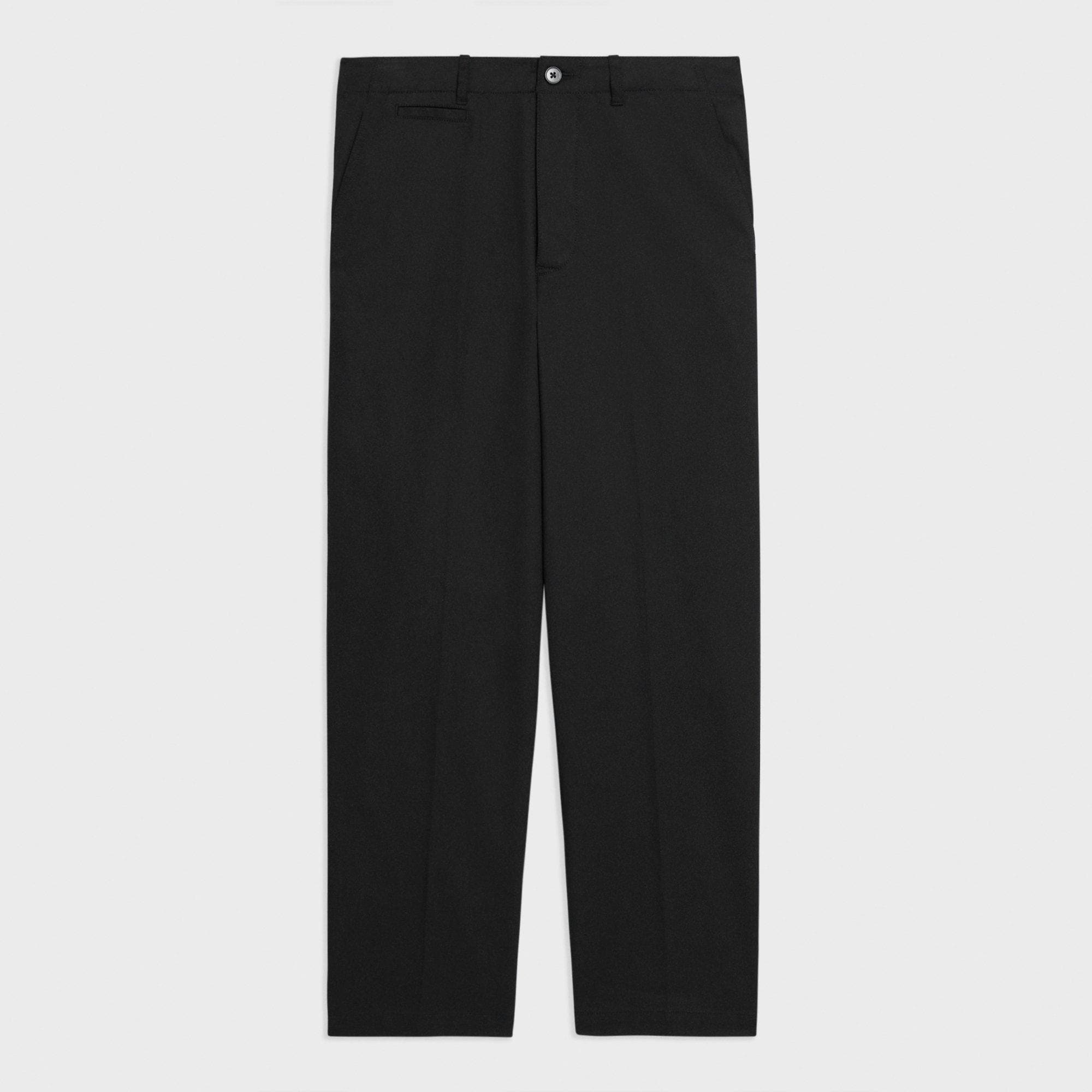 Pantalon Décontracté en Laine Vierge