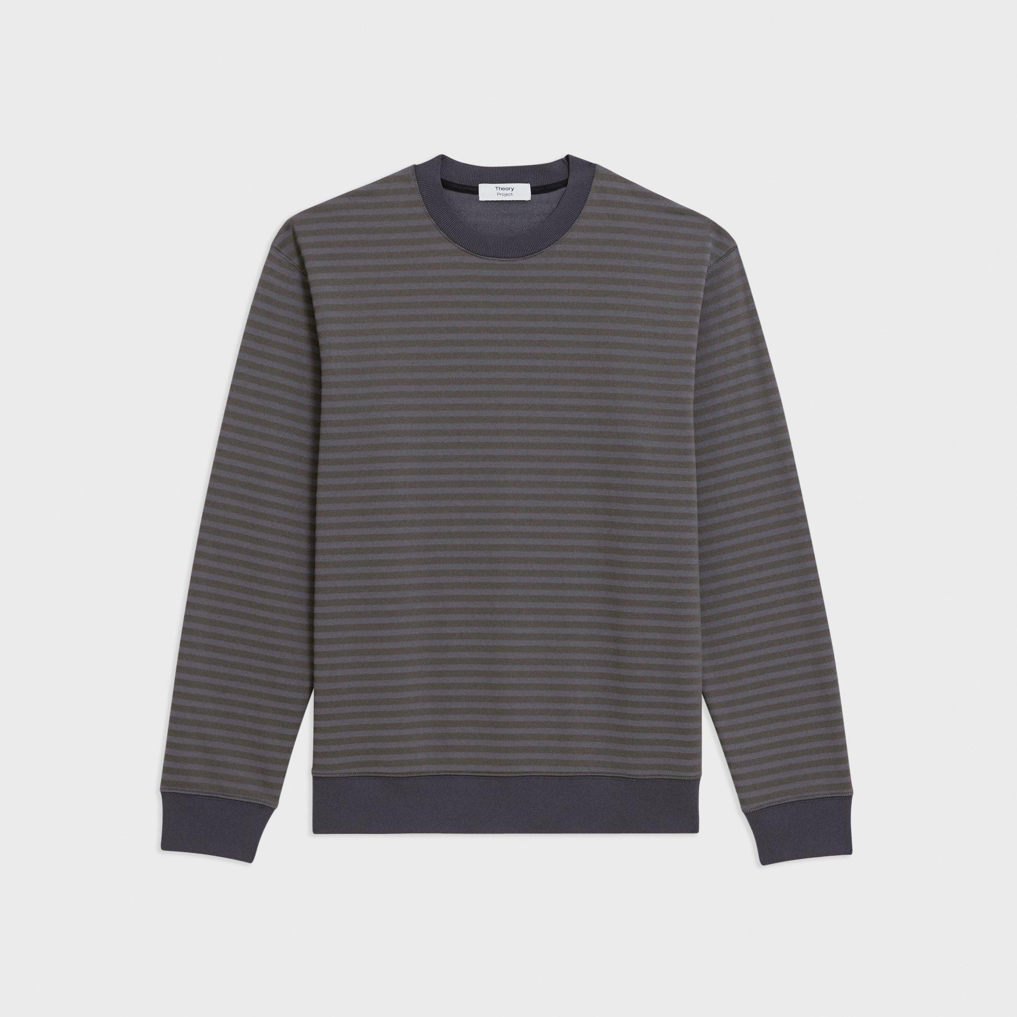 Striped Terry Sweatshirt