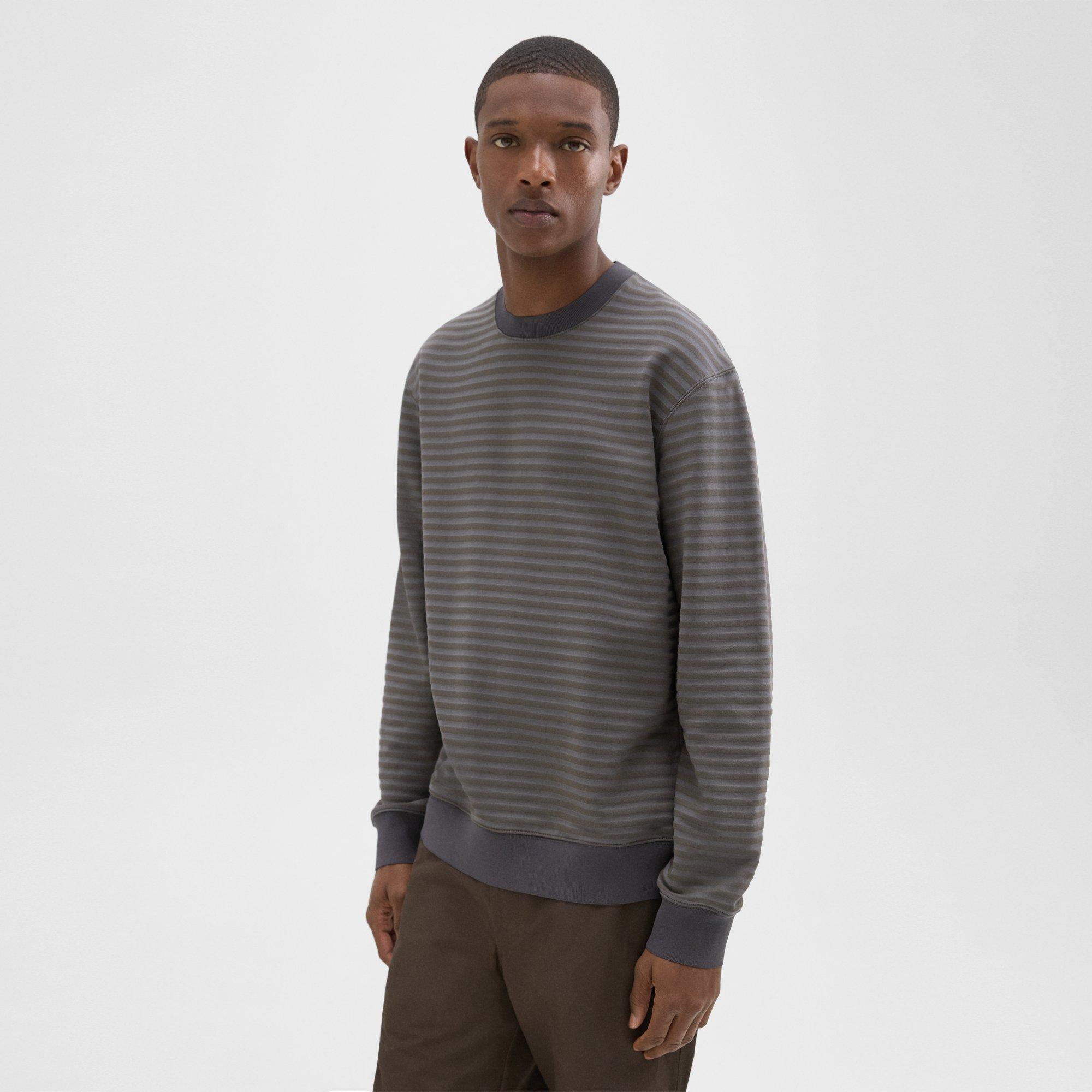 Striped Terry Sweatshirt