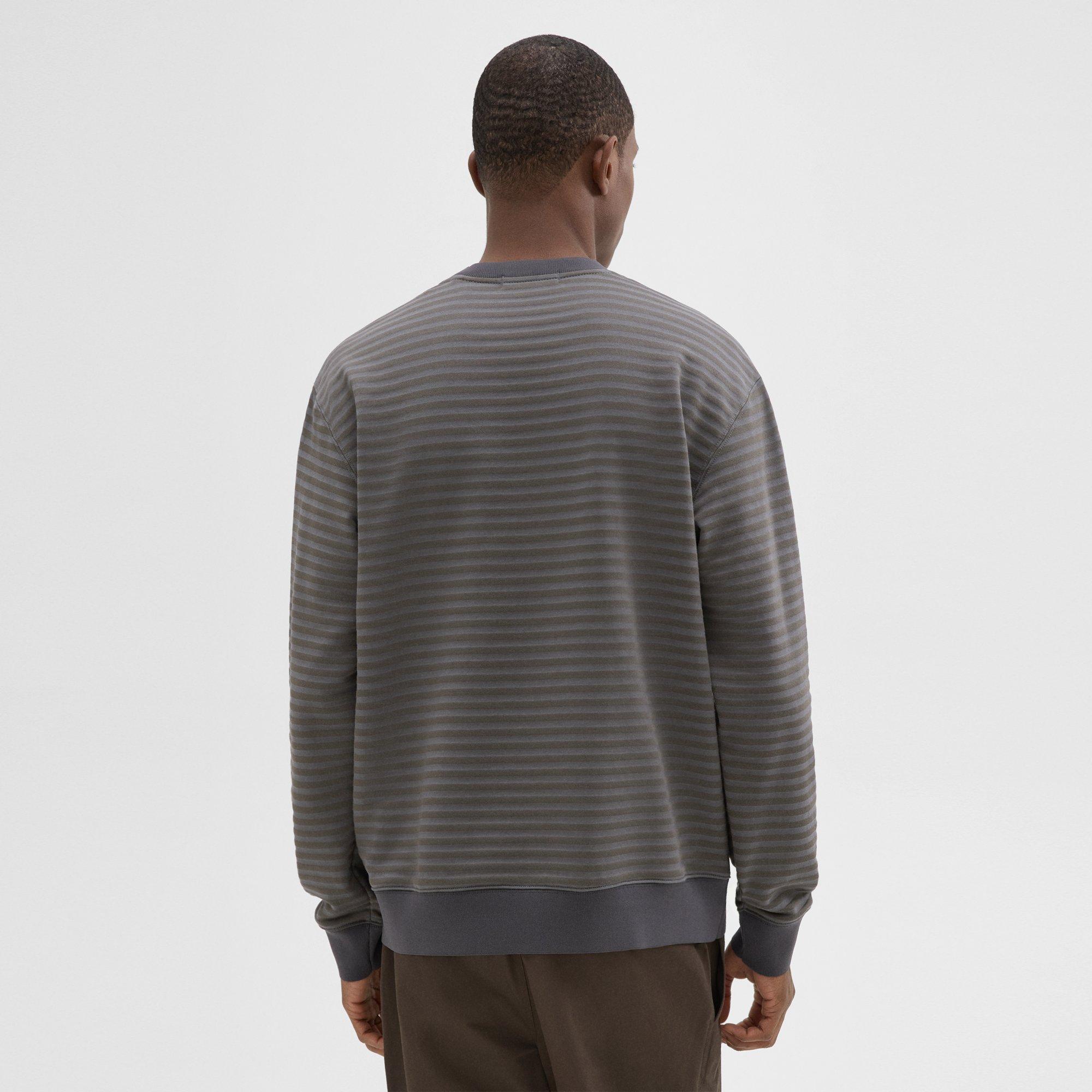 Striped Terry Sweatshirt