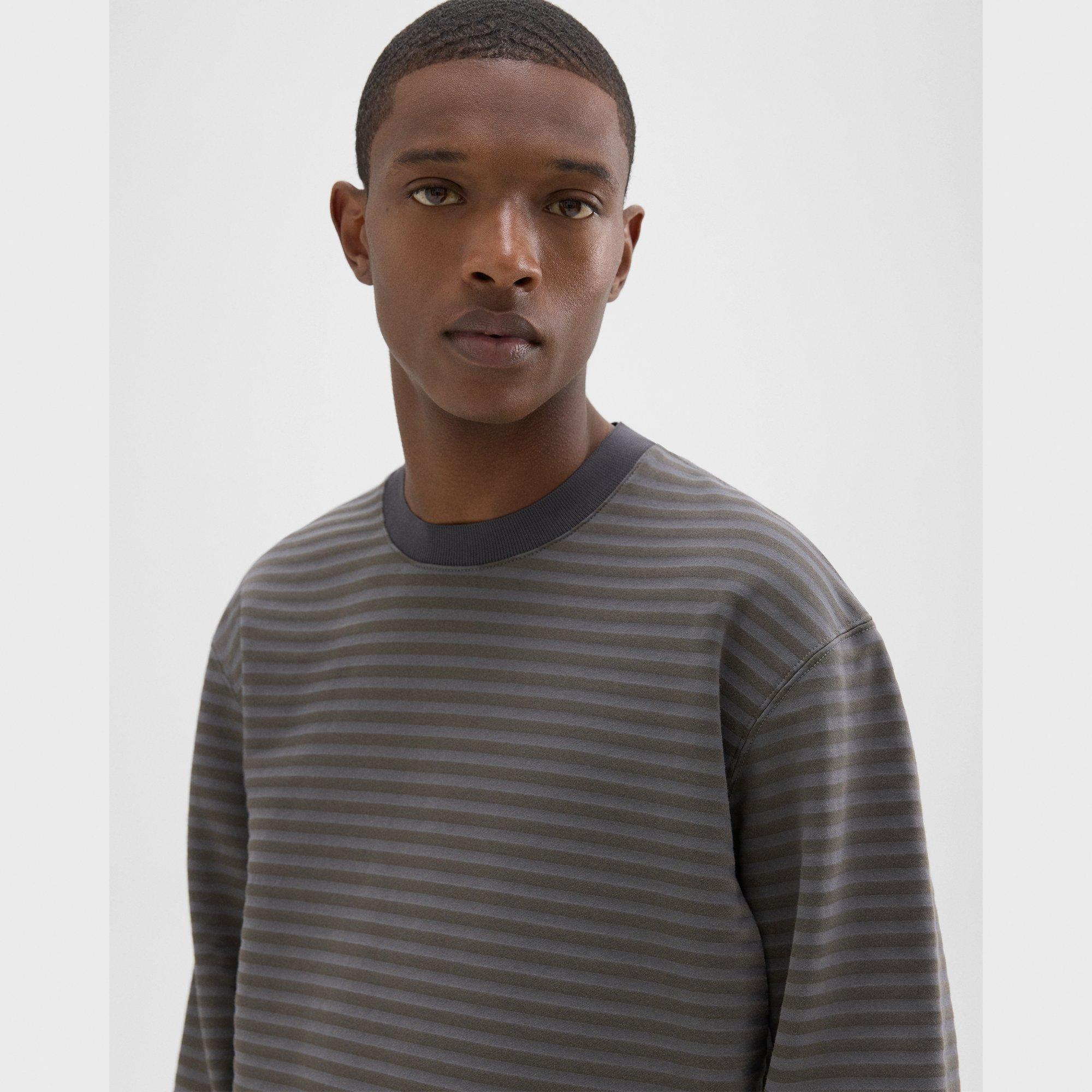 Striped Terry Sweatshirt