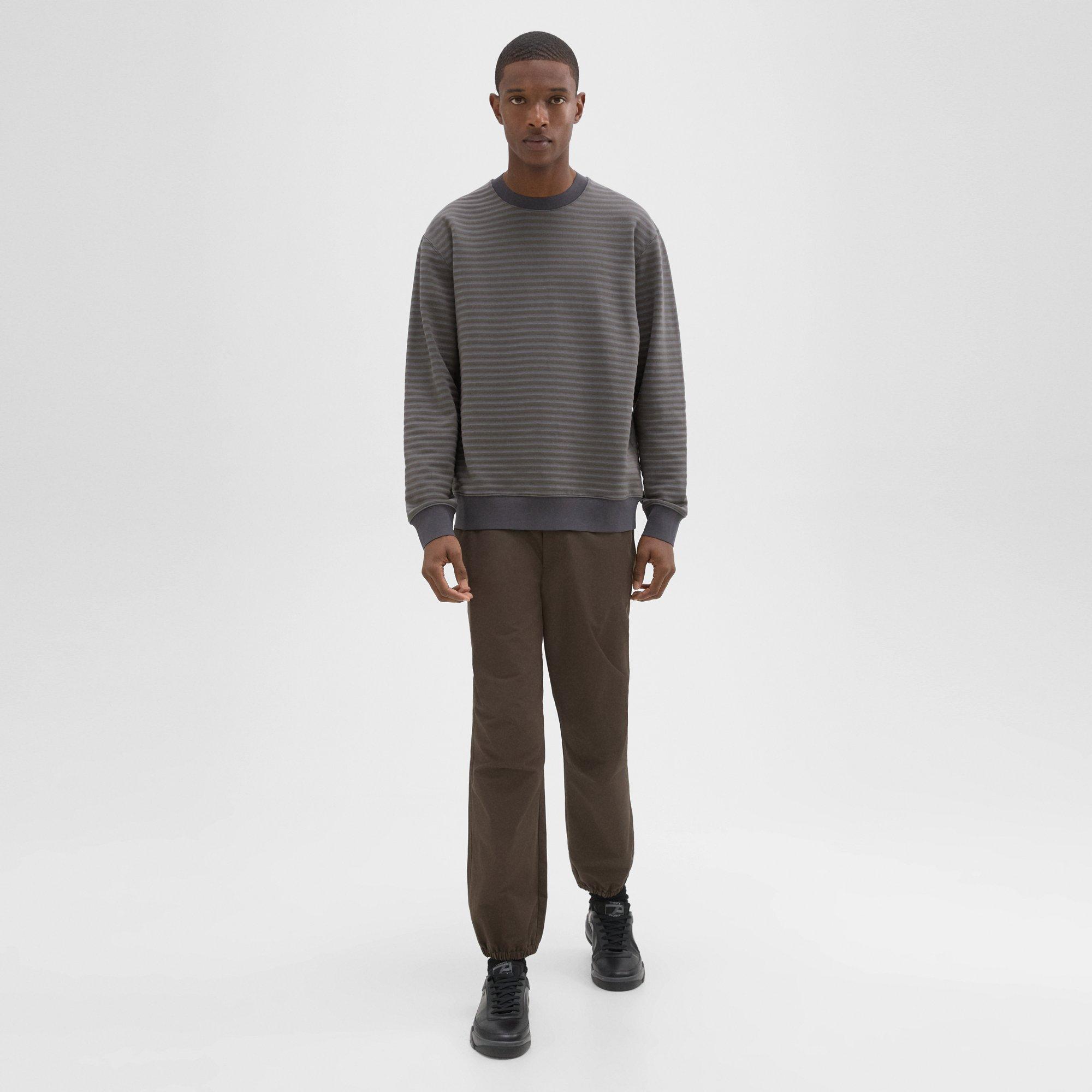 Striped Terry Sweatshirt