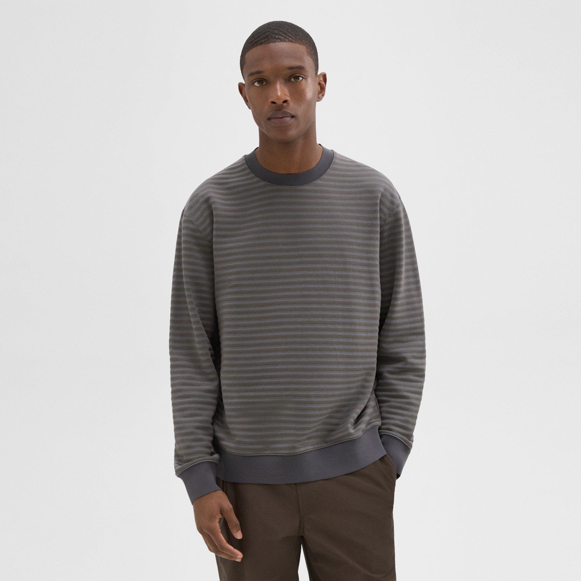 Striped Terry Sweatshirt