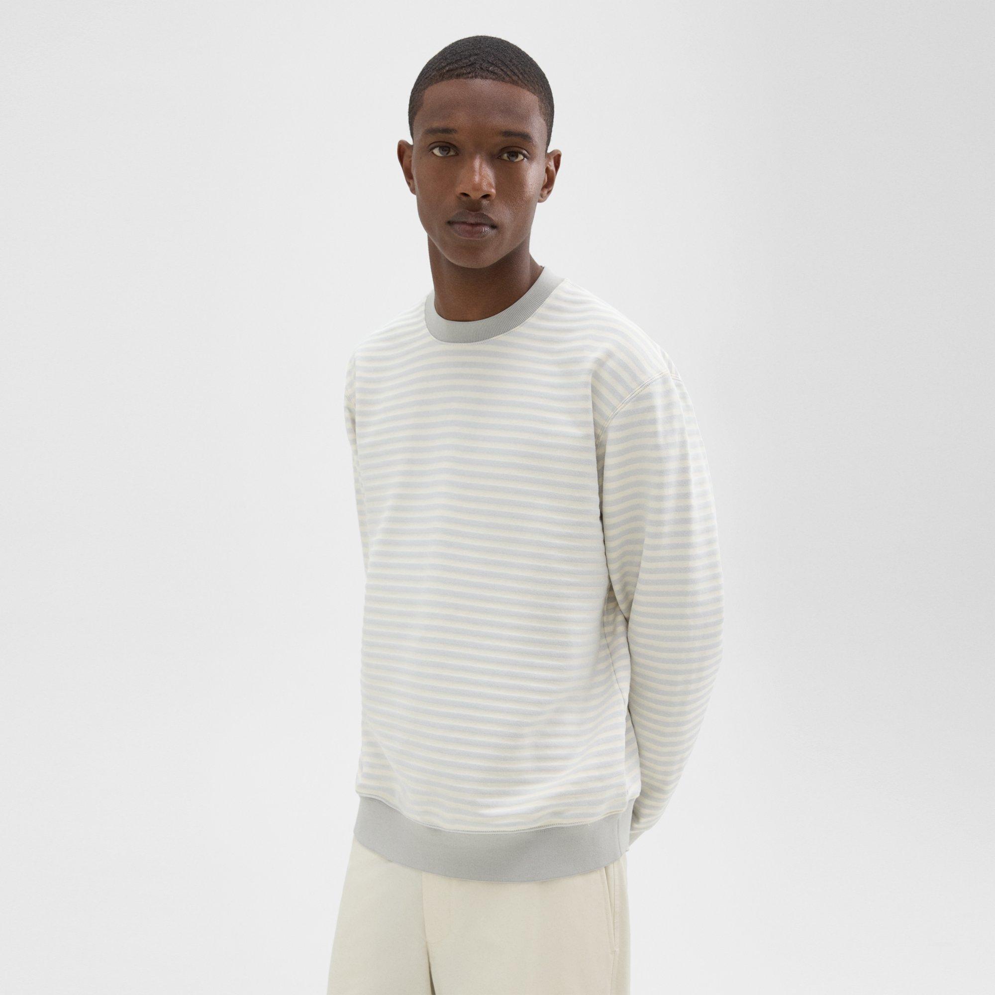 Striped Terry Sweatshirt