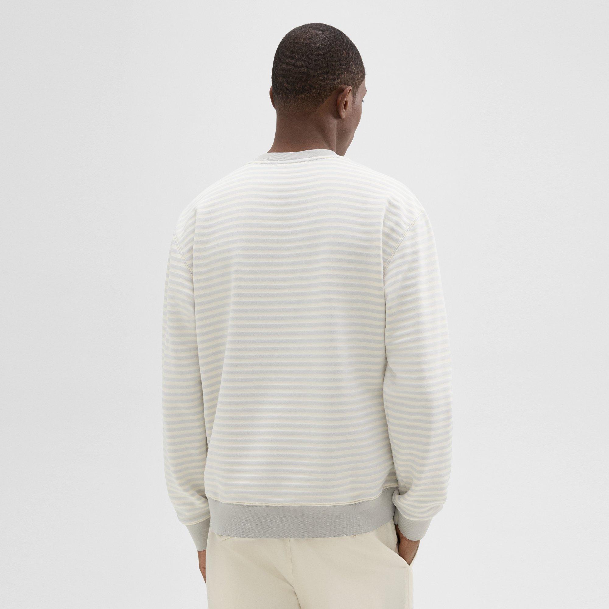 Striped Terry Sweatshirt