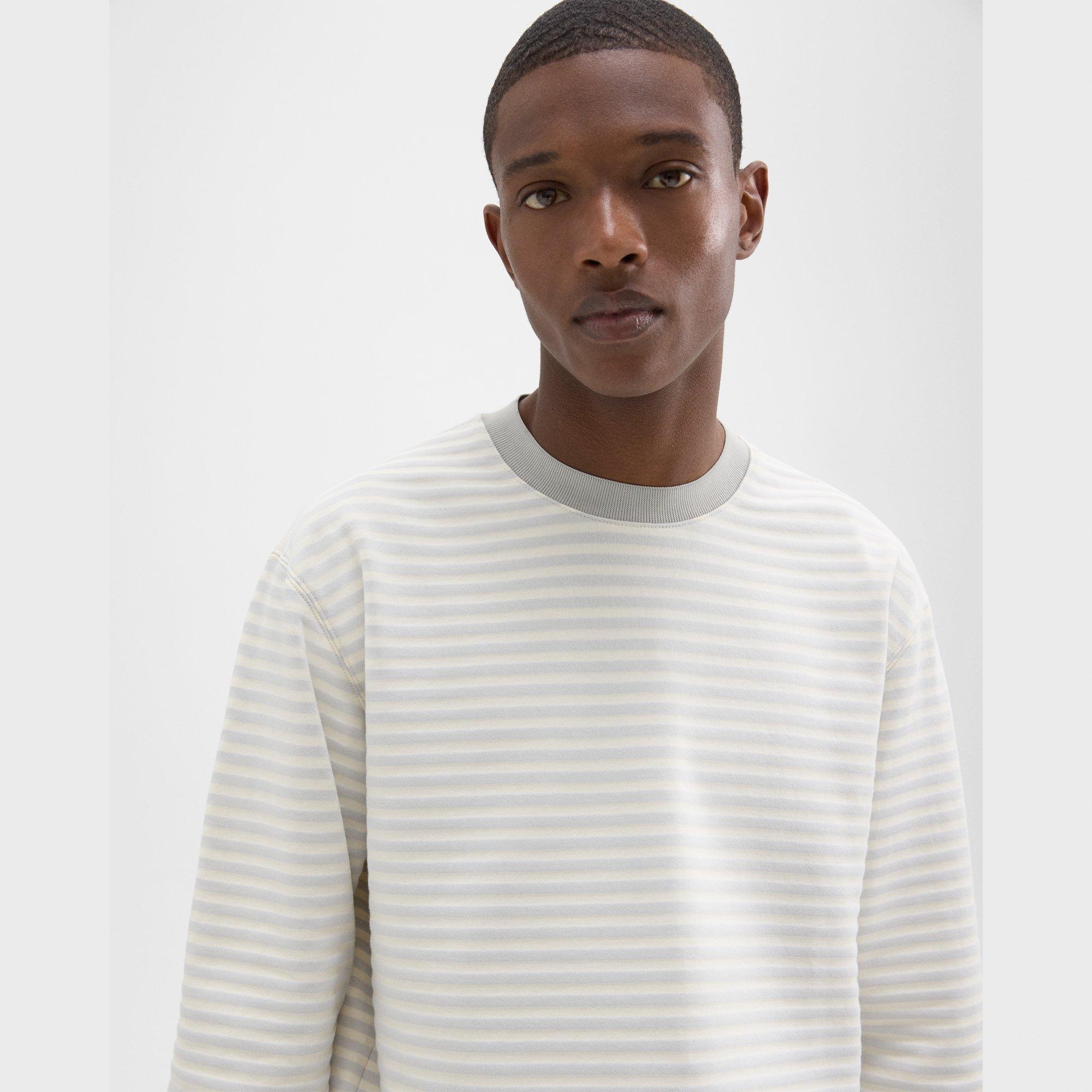 Striped Terry Sweatshirt