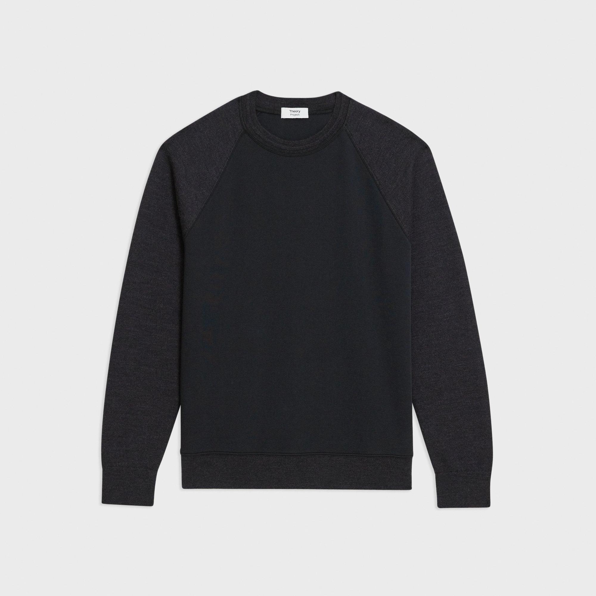 Scuba-Wool Combo Sweatshirt