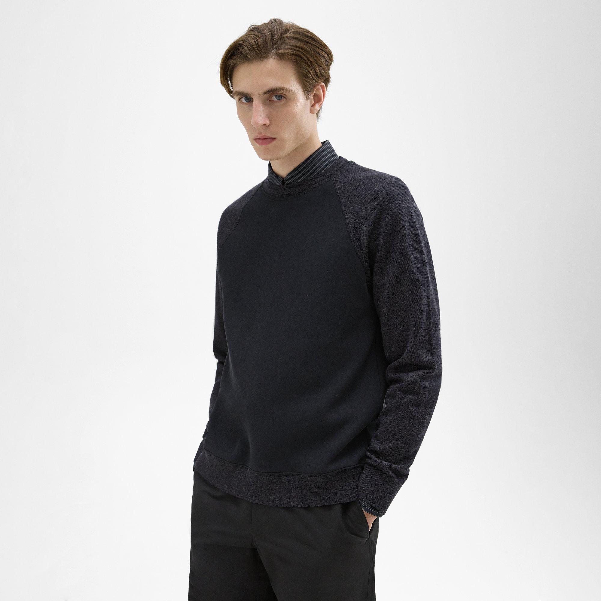 Scuba-Wool Combo Sweatshirt