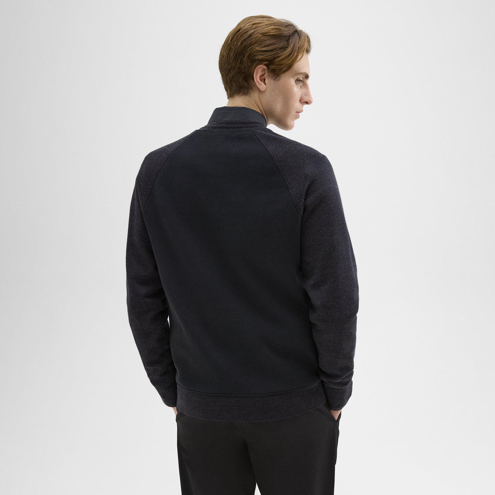 Scuba-Wool Combo Sweatshirt