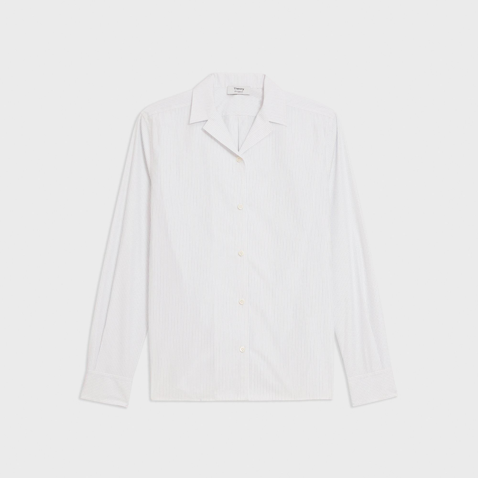 Striped Cotton-Blend Shirt