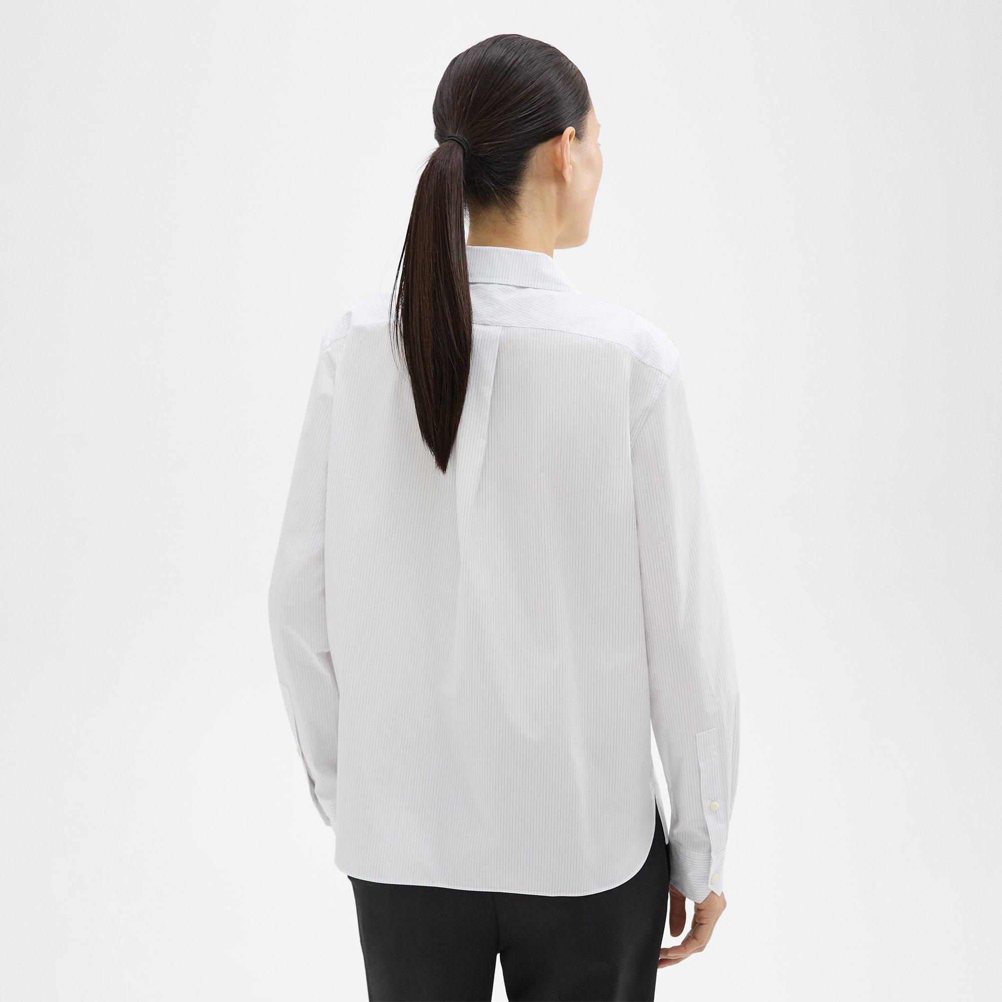 Striped Cotton-Blend Shirt
