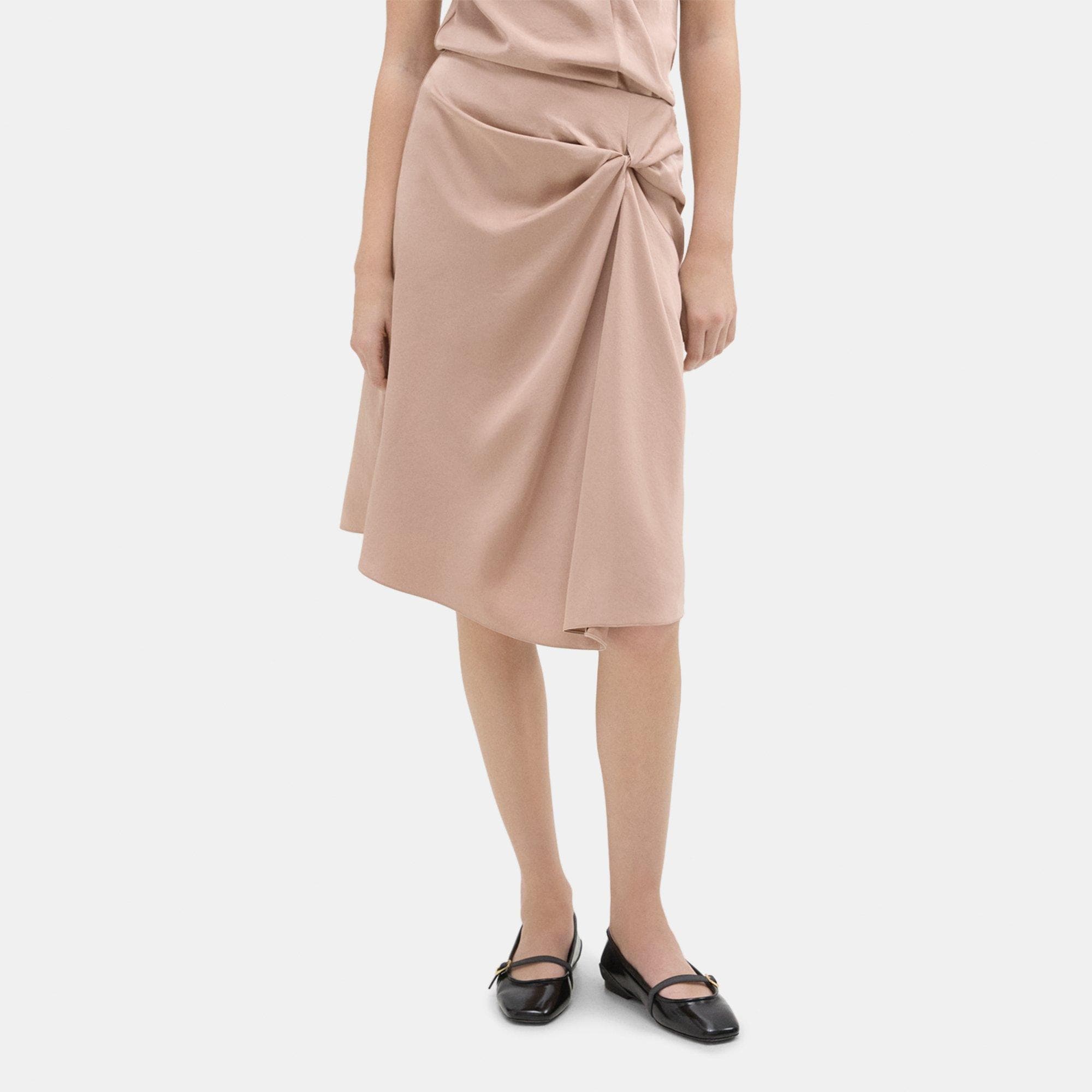 띠어리 Theory Twisted Midi Skirt,SAKURA